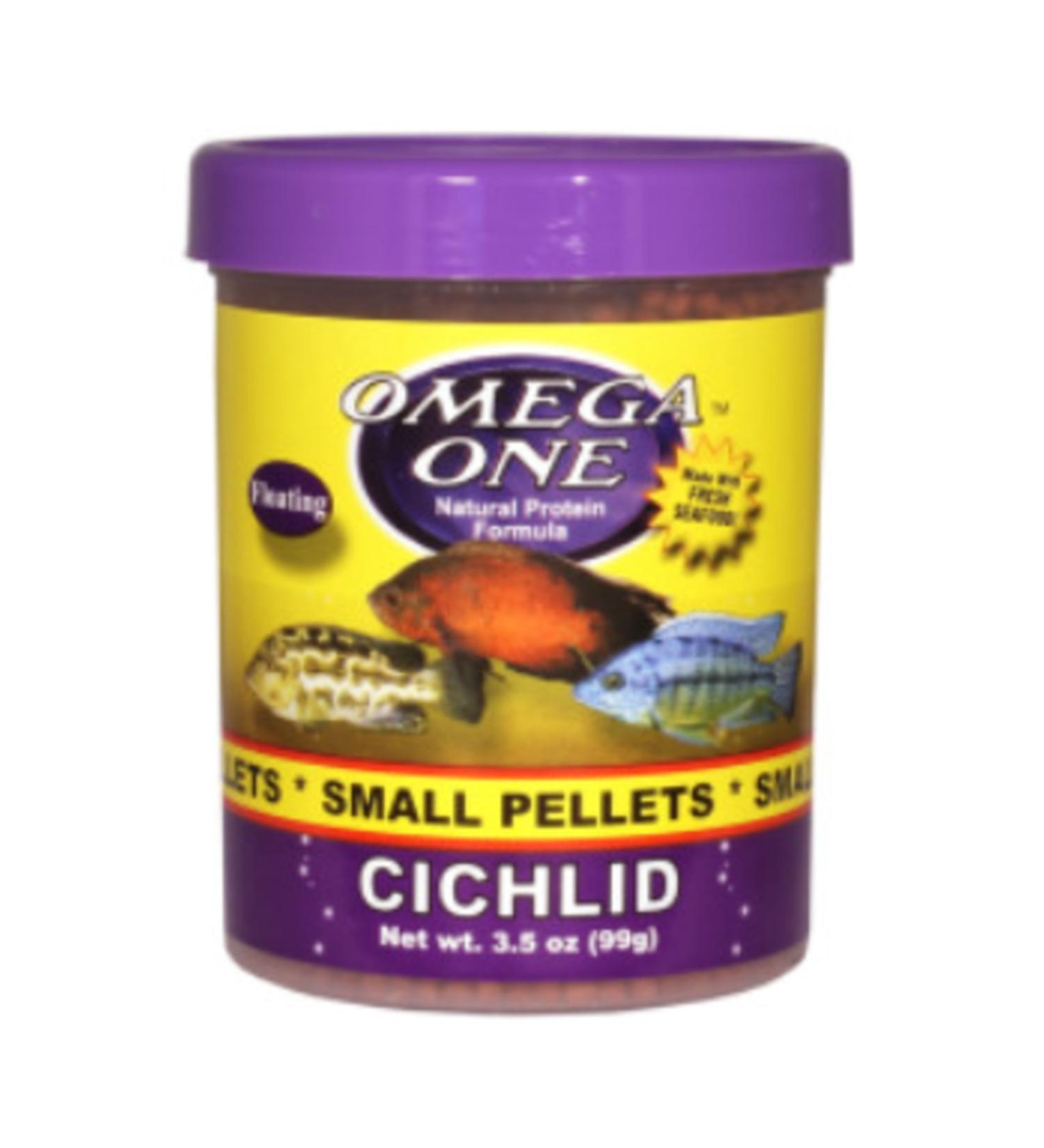 OMEGA ONE Cichlid Small Pellets 2500ml / 908gr