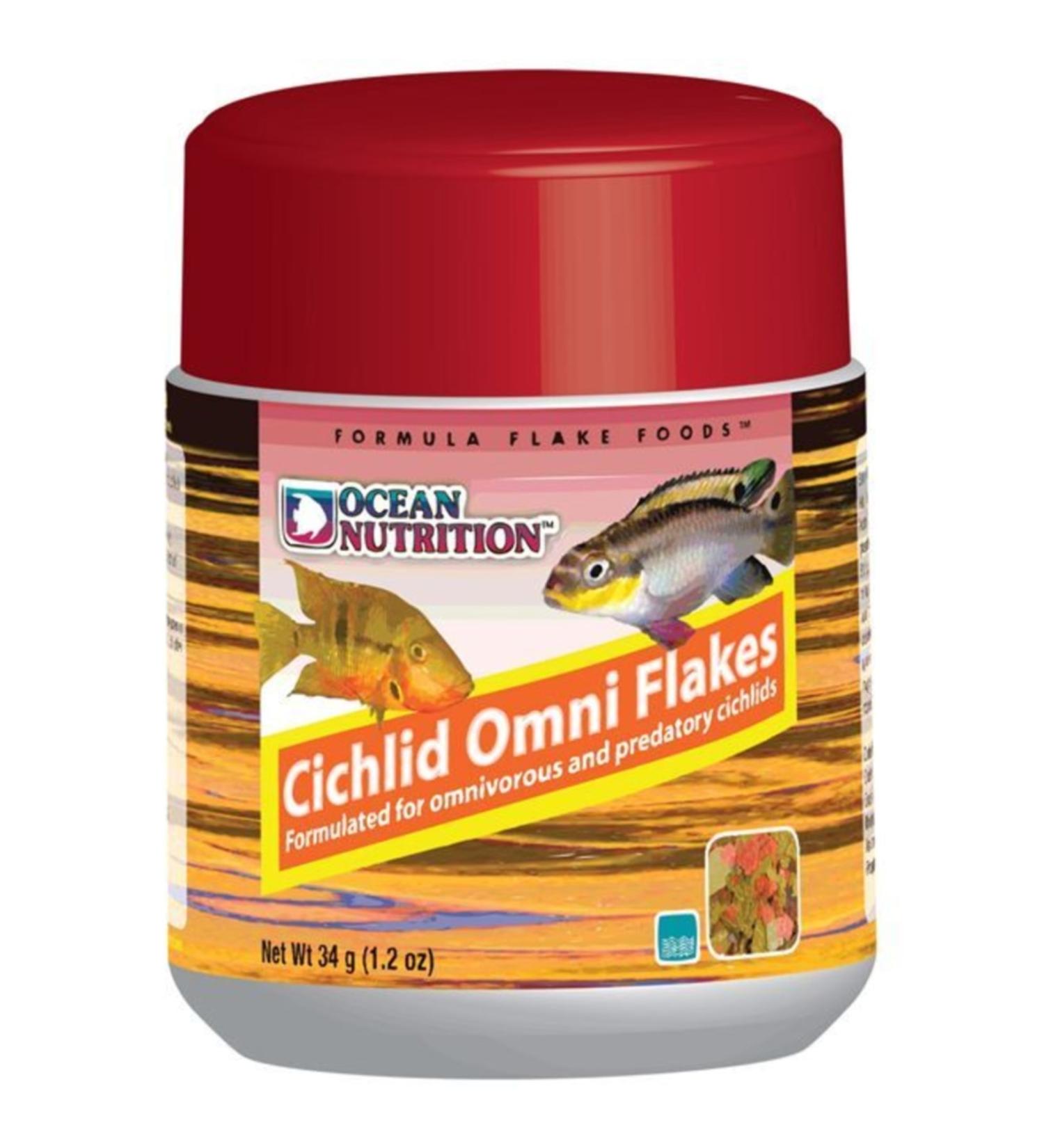 Ocean Nutrition Cichlid Omni Flakes 34gr