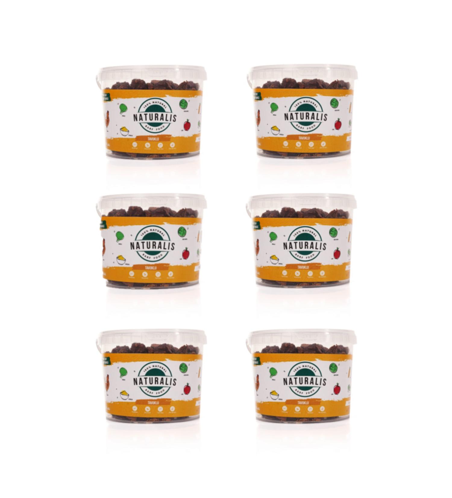 Naturalis Smart Barf 100% Natural Chicken Dog Food 0.5 Kg 6 Pieces