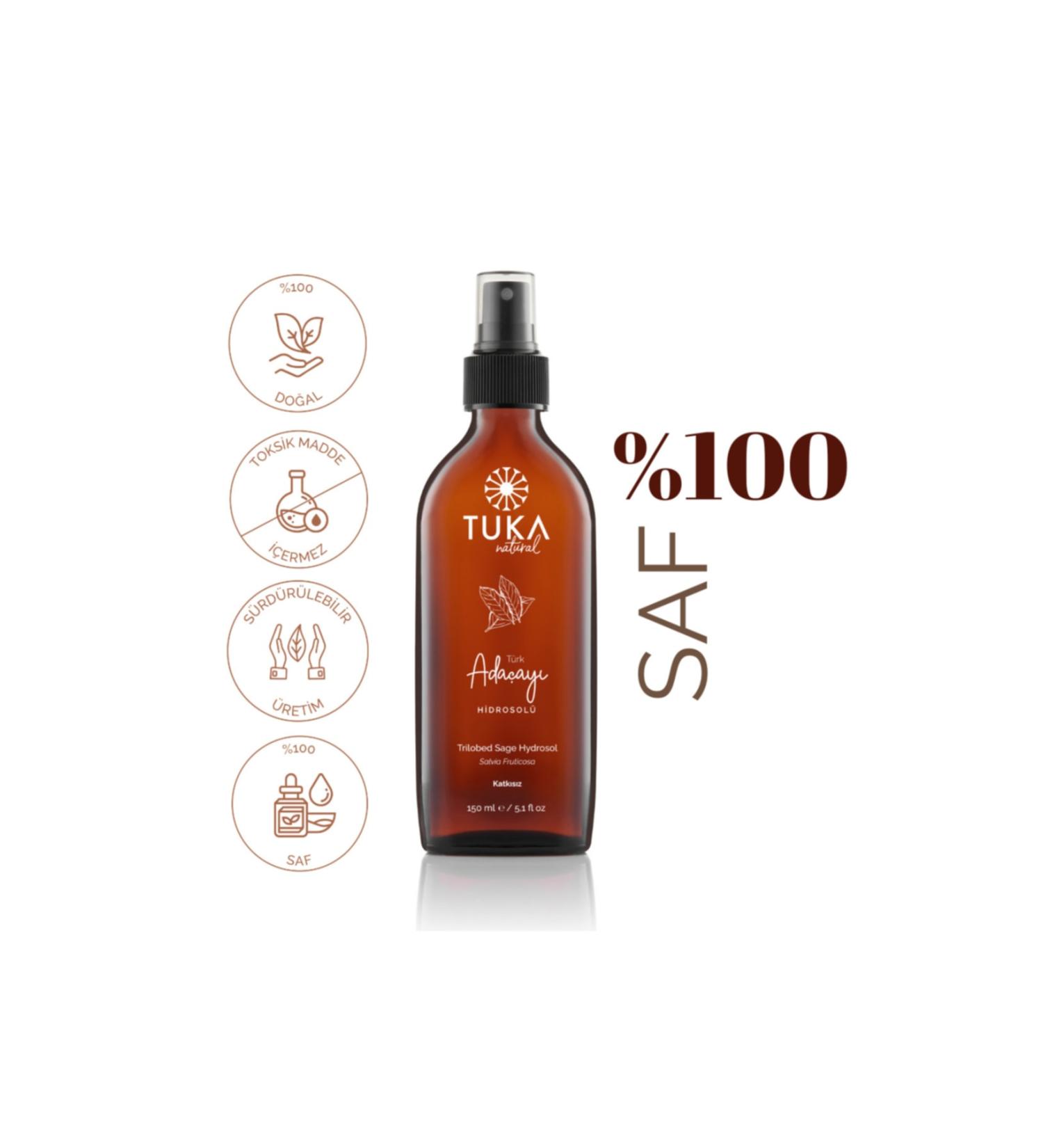 TUKA NATURAL Turkish Sage Hydrosol 150 ml