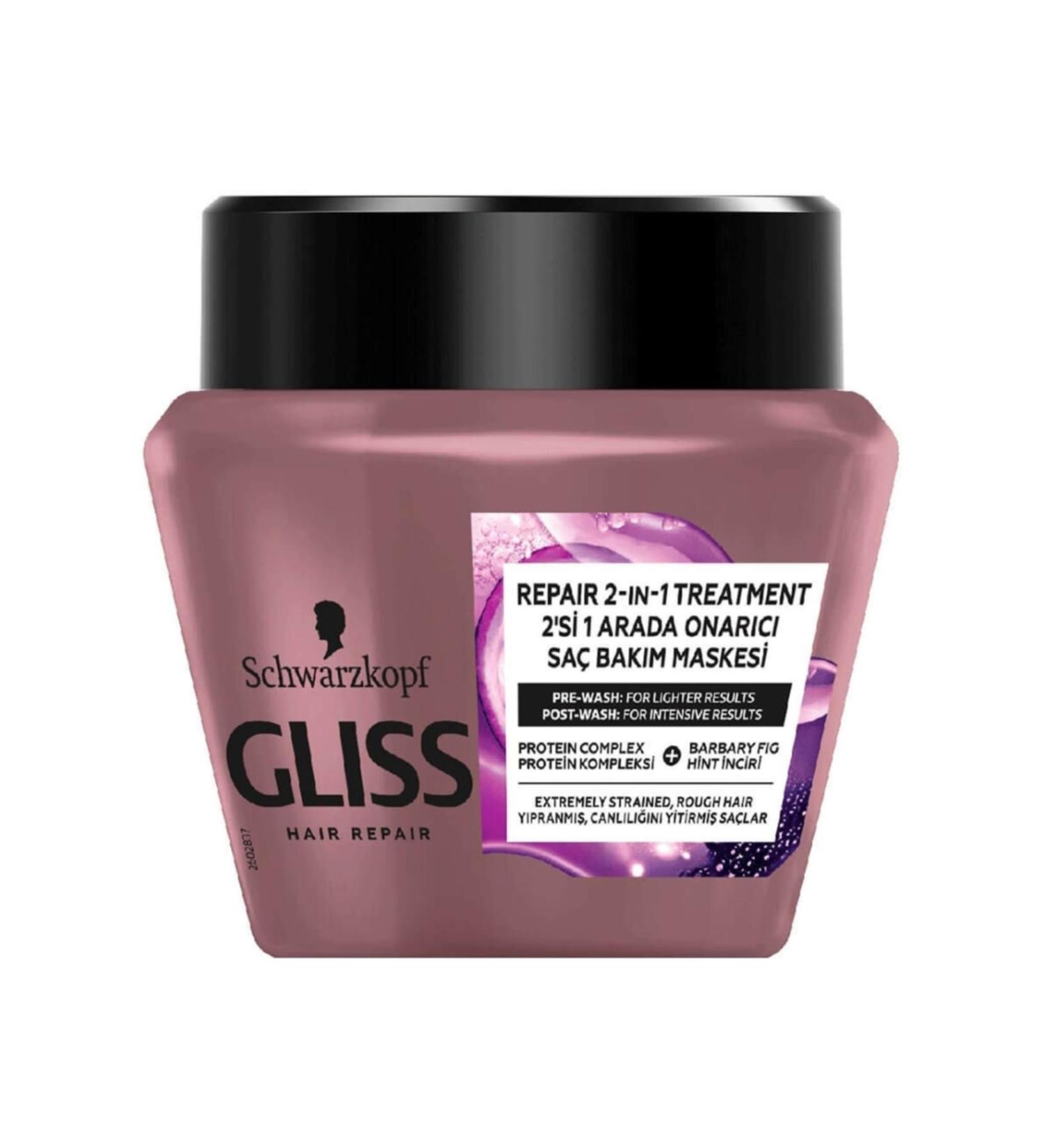 Gliss Brand: Schwarzkopf Serum Deep Repair Mask 300 Ml Category: Hair Mask