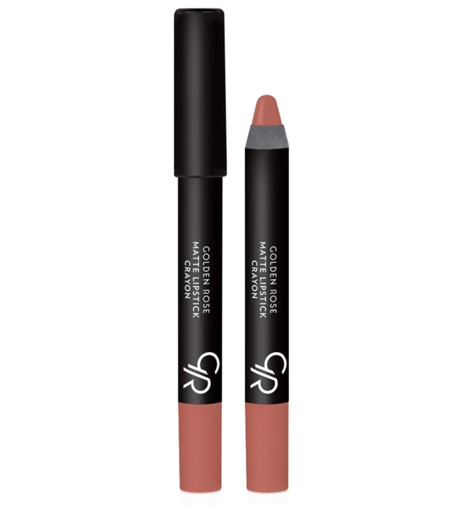 Golden Brand: Rose Matte Lipstick Crayon Lipstick No:18 Category: Lipstick