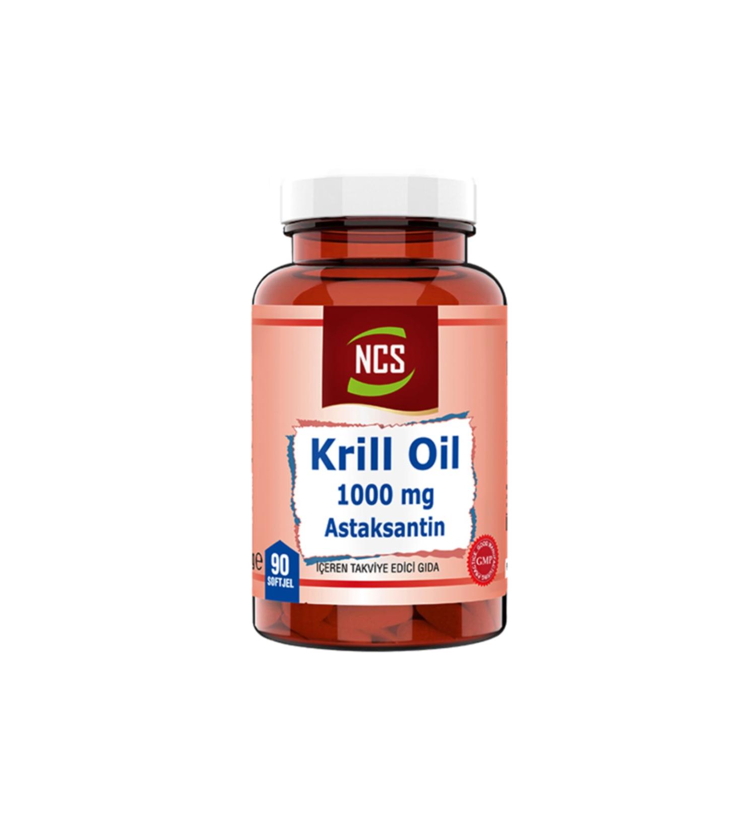 Ncs Krill Oil 1000 Mg Astaxanthin 2 Mg 90 Softgel