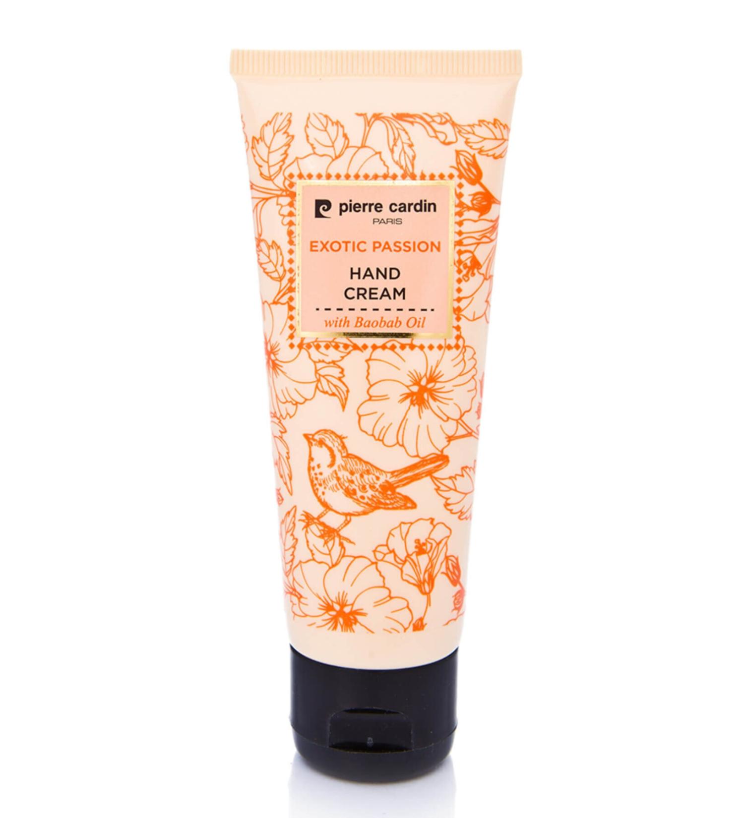Pierre Cardin 2 Pieces Exotic Passion Moisturizing Hand Cream with Baobab Oil and Vitamin E - 30 Ml - Buy Online on GoSupps.com