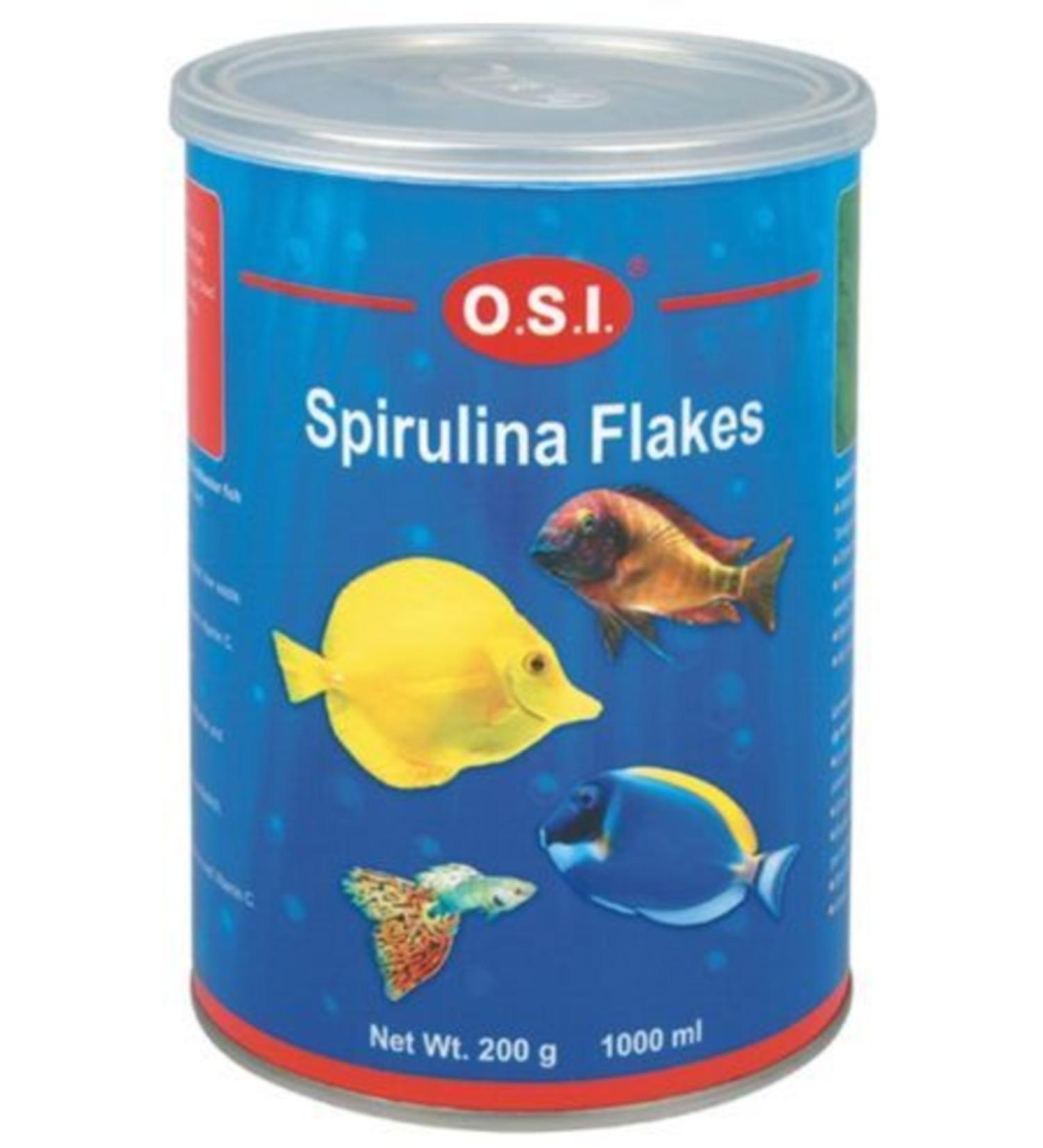 Osi Spirulina Flake 1000ml / 200gr.