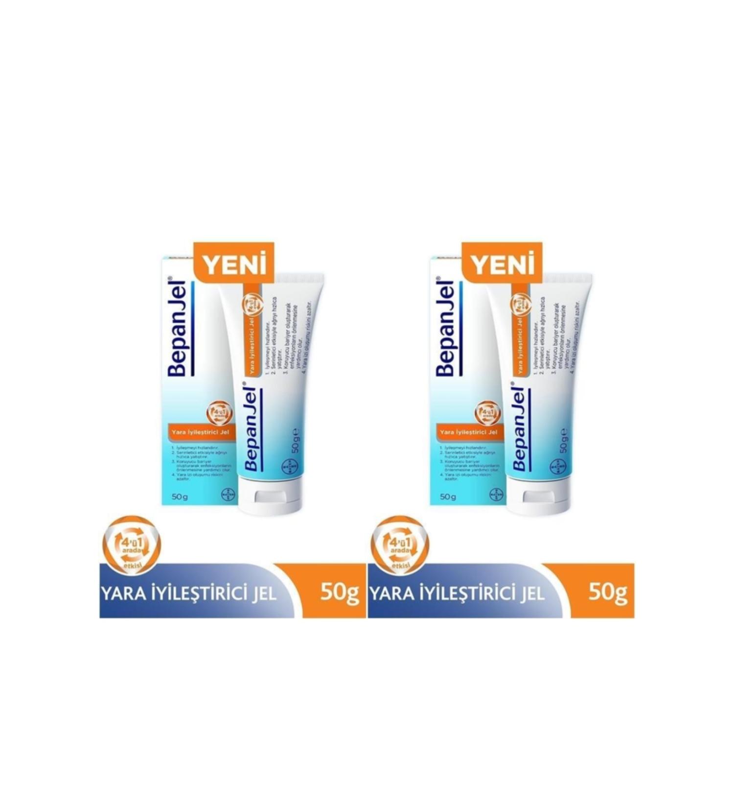 Bepanthol Bepanjel Wound Healing Gel 50 Gr 2 Pieces - Buy Online on GoSupps.com