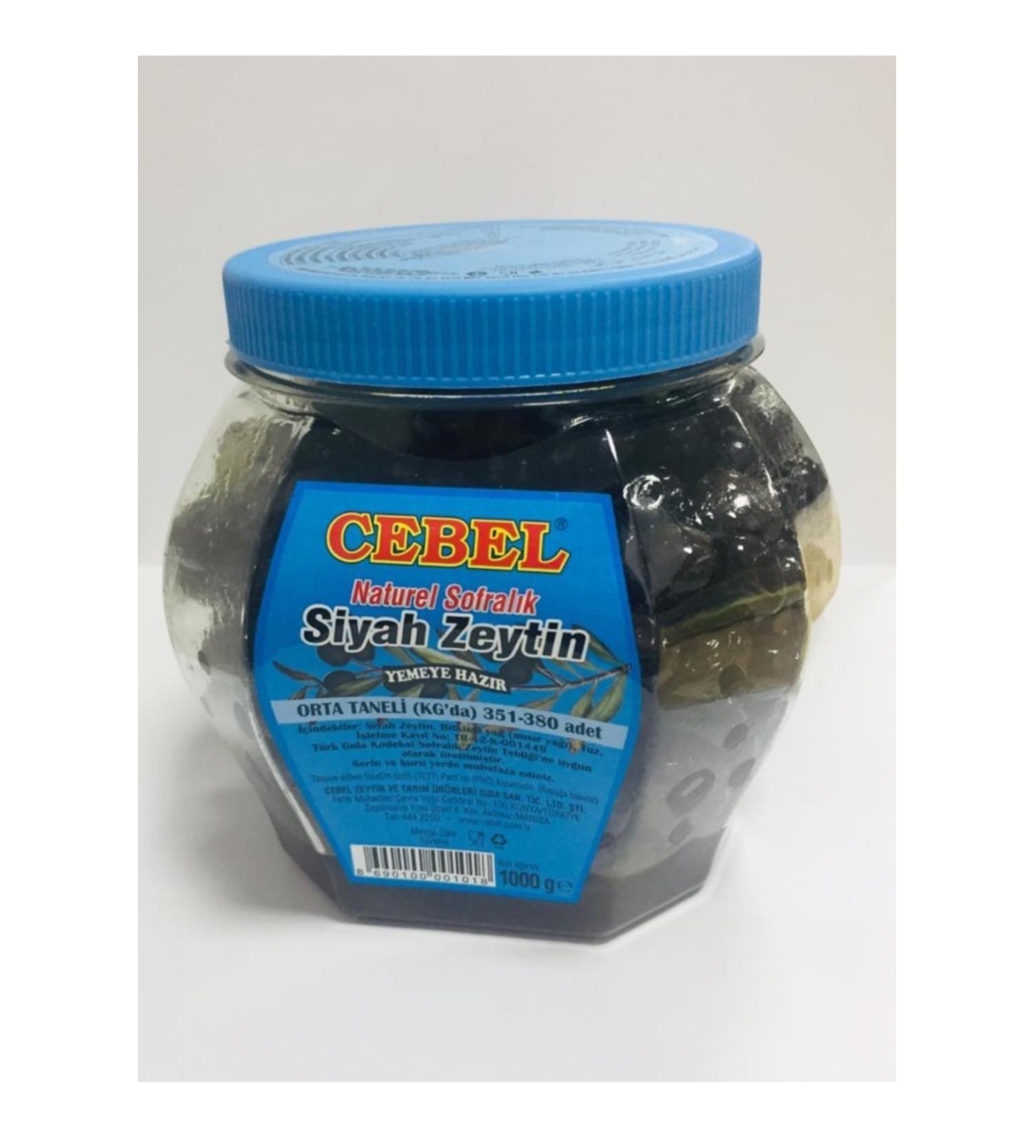 Cebel Olive Black 351-380 Klb 1kg