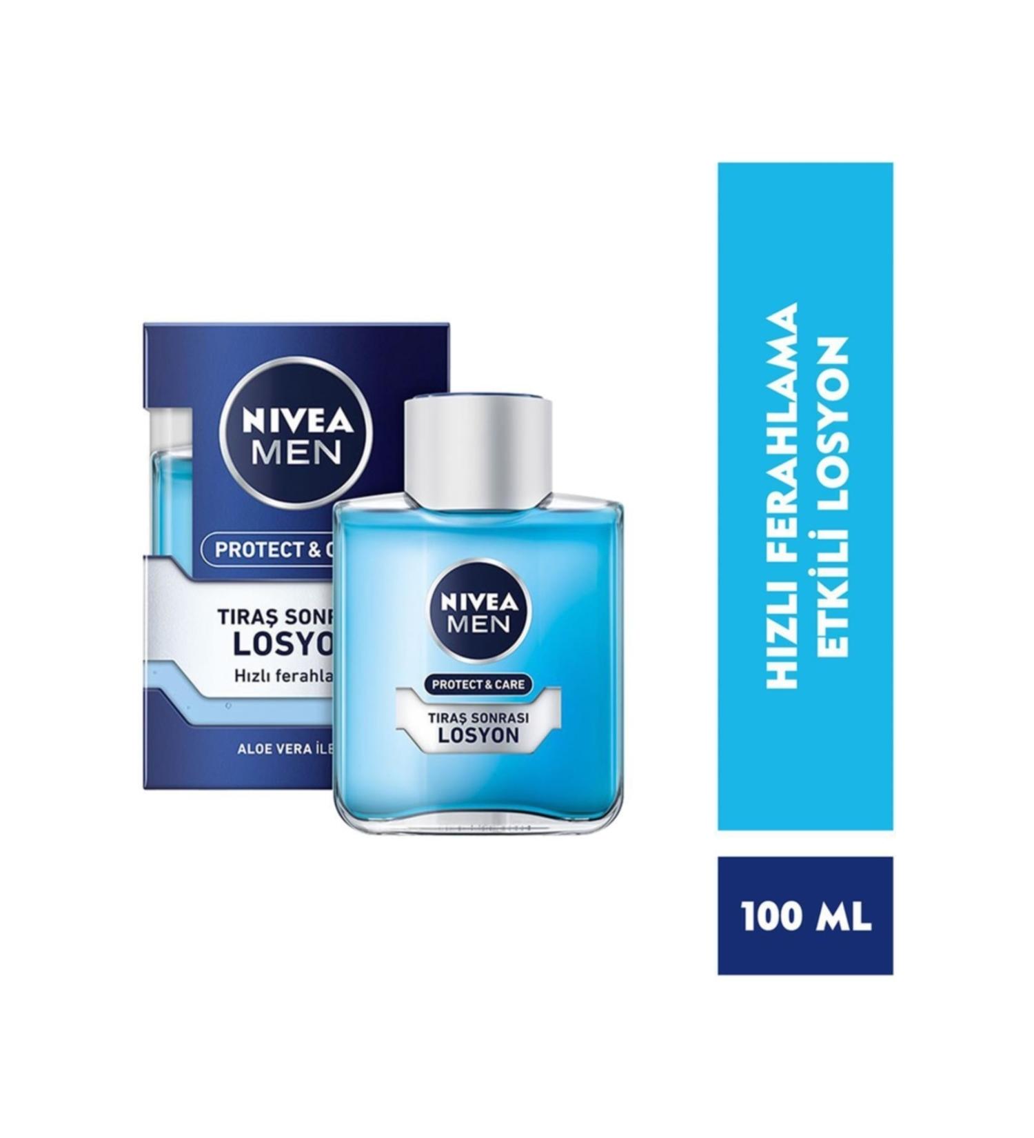 NIVEA Men Refreshing After Shave Lotion with Aloe Vera Extract 100 Ml