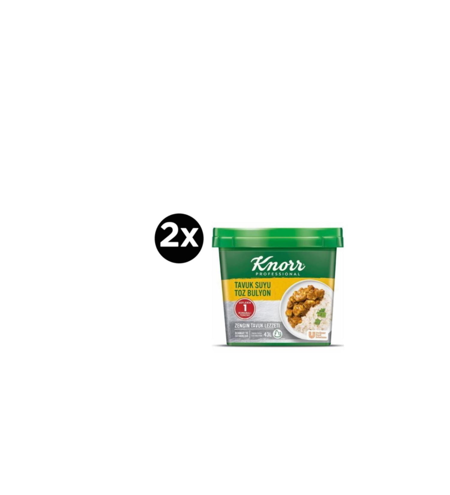 Knorr Chicken Bouillon Powder 750 Gr X 2 Pieces
