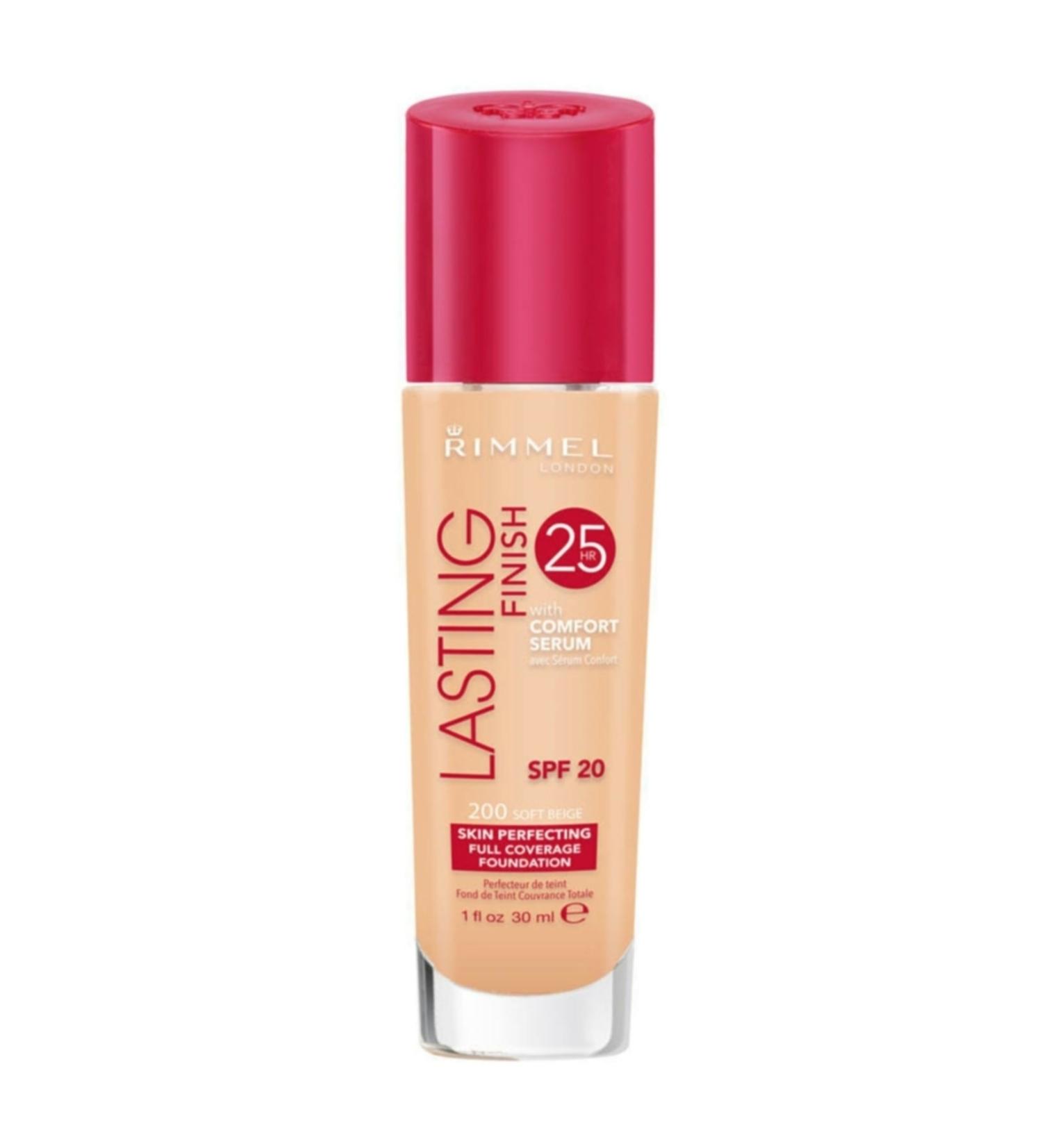 Rimmel London Lasting Finish Foundation 200 Soft Beige 30 Ml