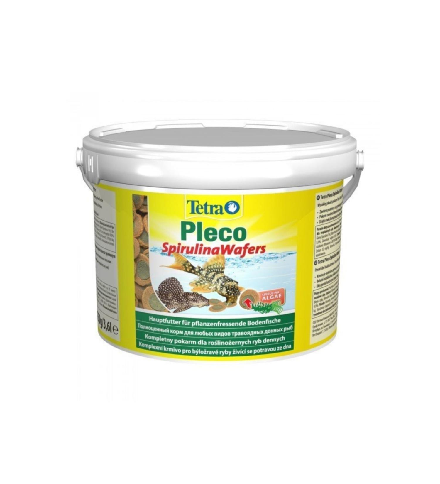 Tetra Pleco Spirulina Wafers 100gr. Open