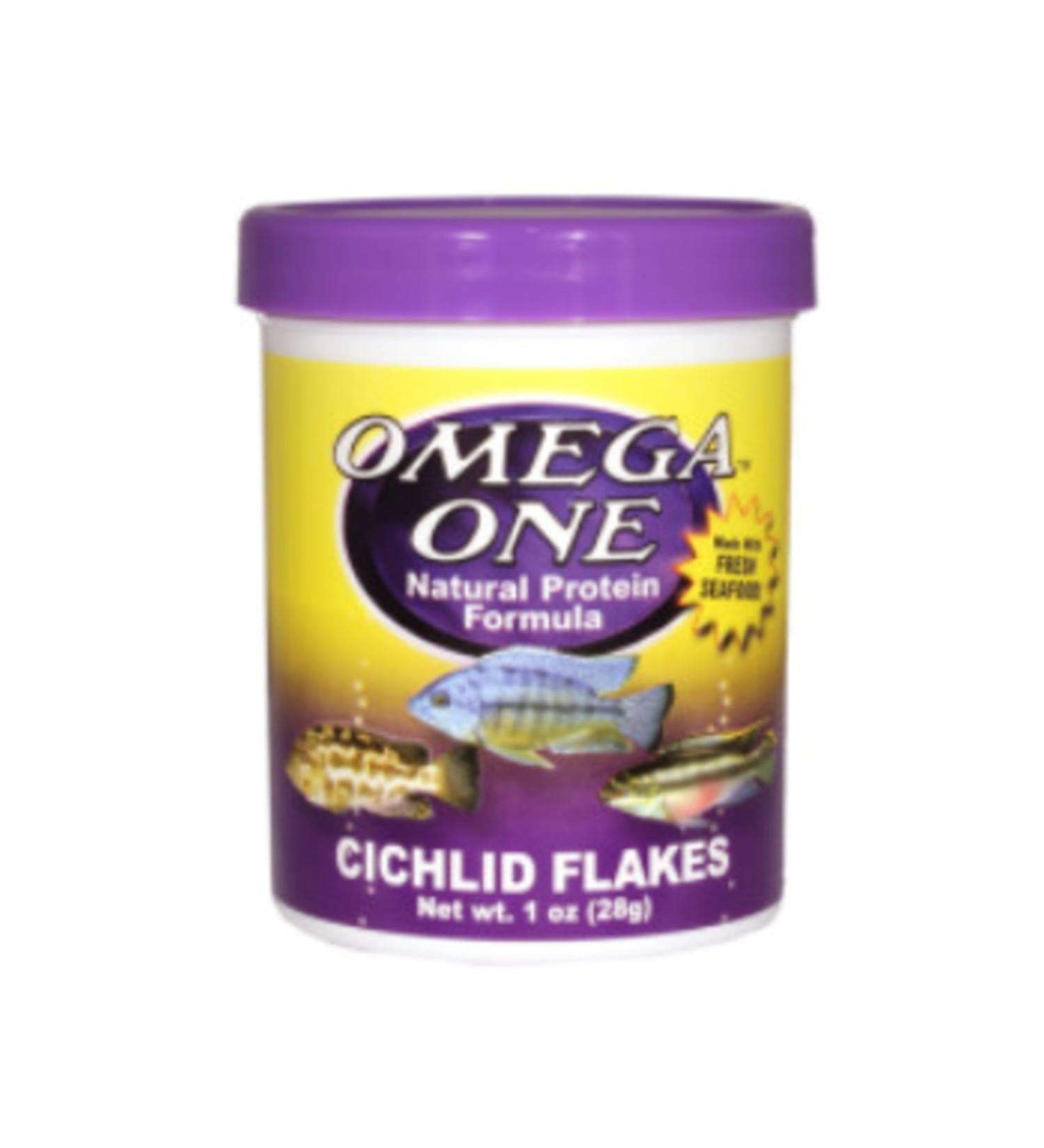 OMEGA ONE Cichlid Flakes 1000ml / 148gr.