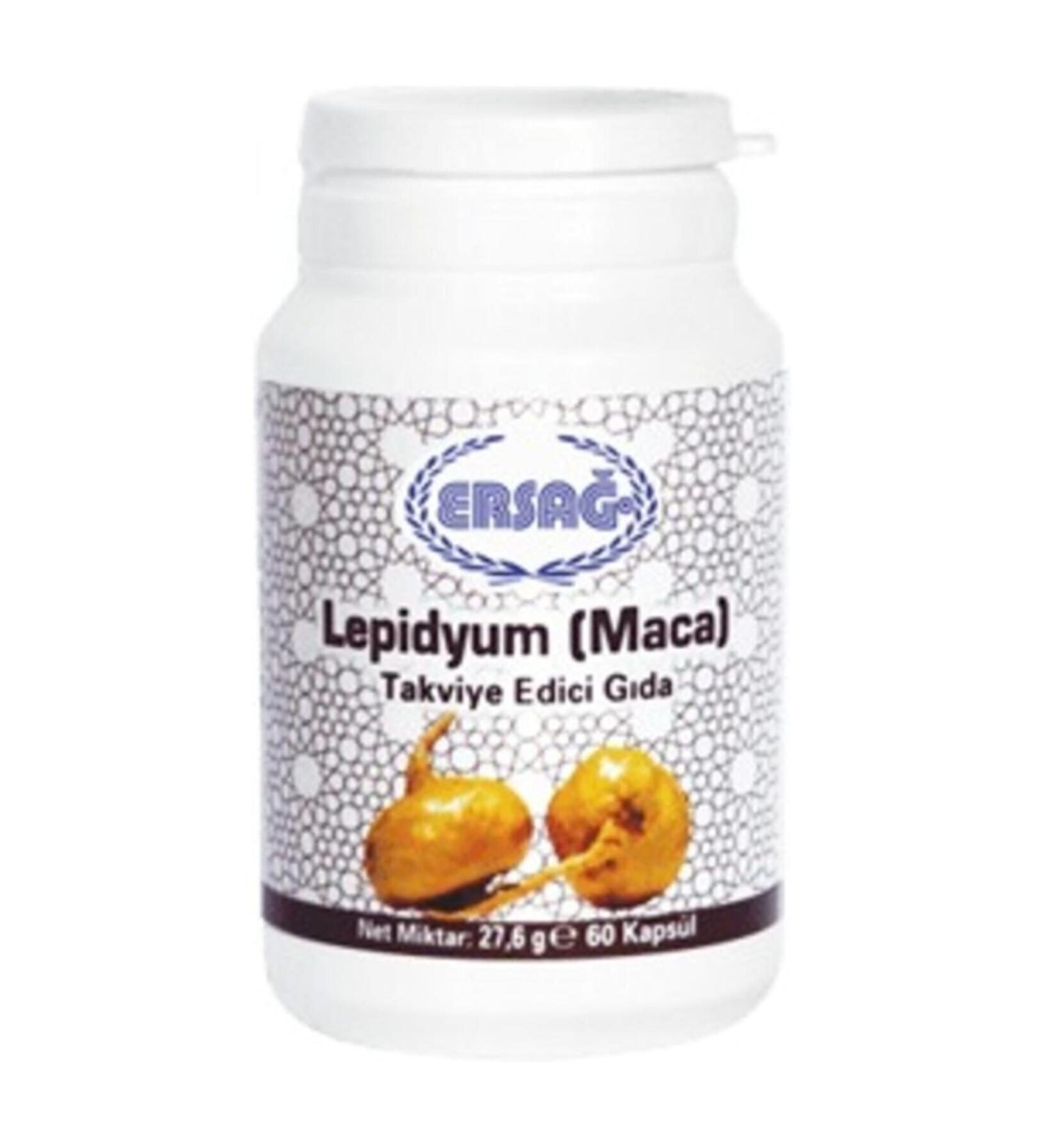 Ersa Lepidium (maca) Food Supplement 60 Capsules