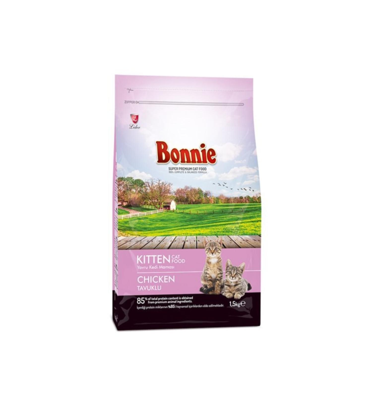 Bonnie Chicken Kitten Food 1.5 Kg