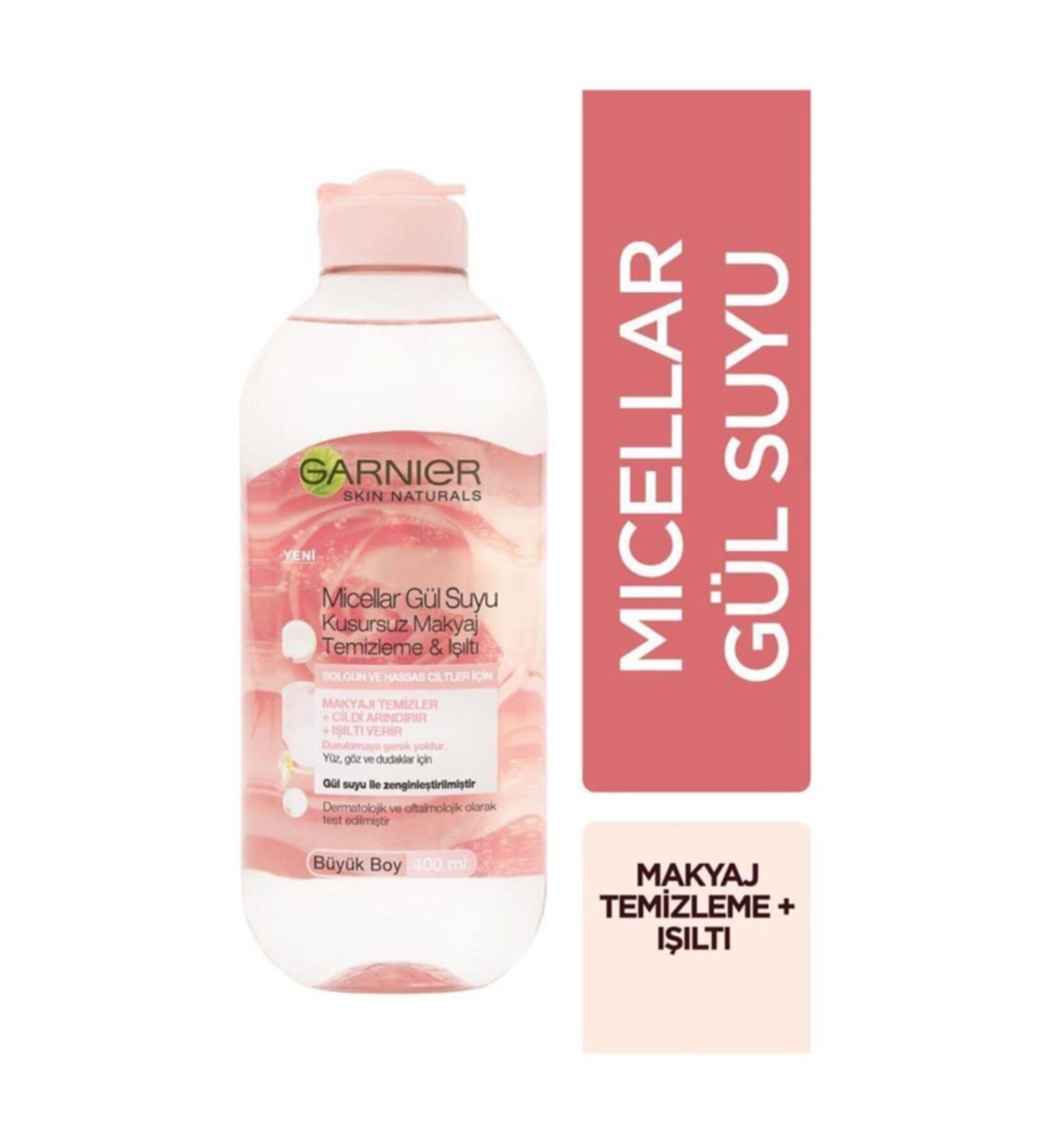 Garnier Micellar Rose Water Flawless Makeup Remover & Brightening