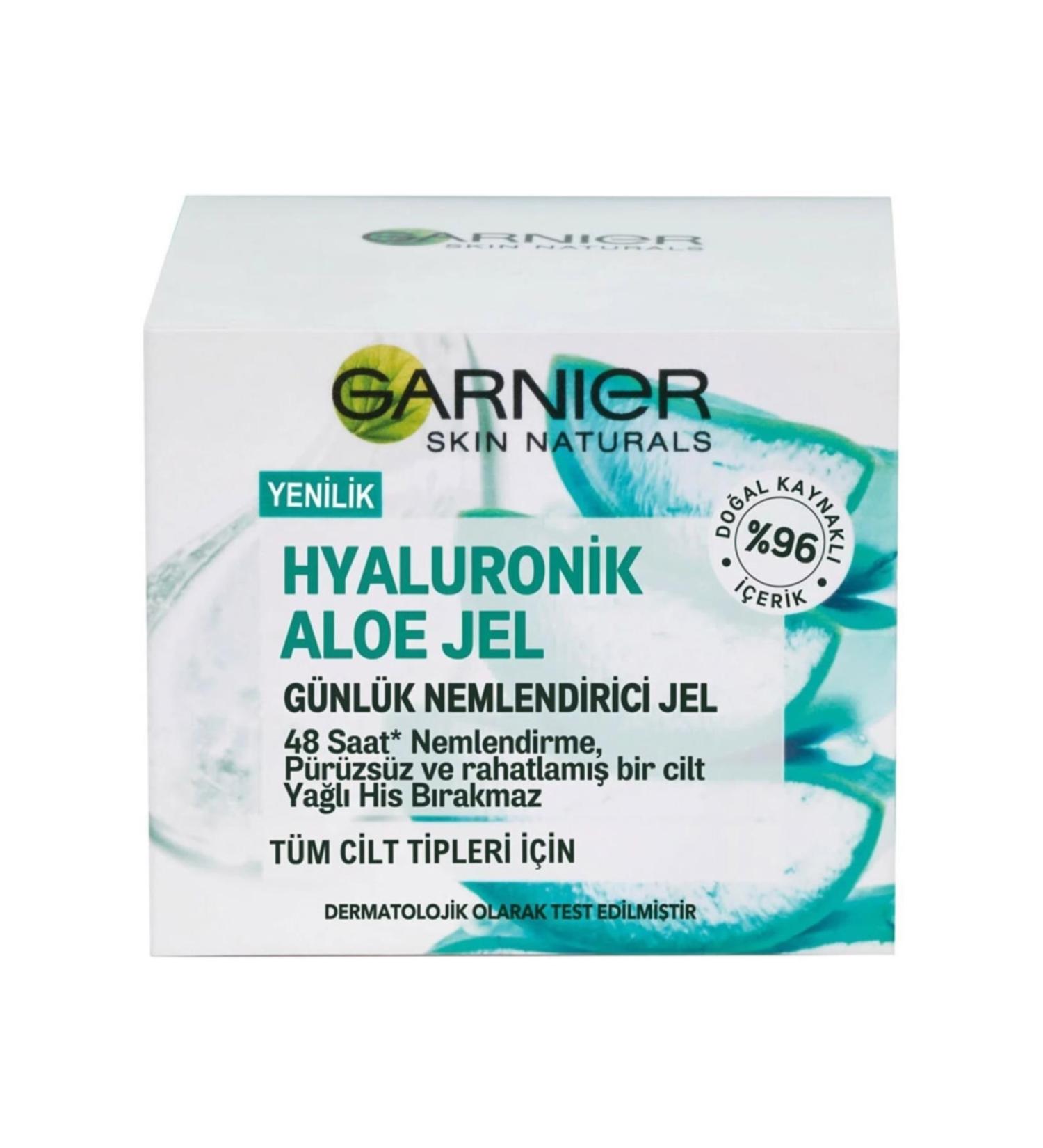 Garnier Hyaluronic Aloe Gel Daily Moisturizing Gel 50 Ml
