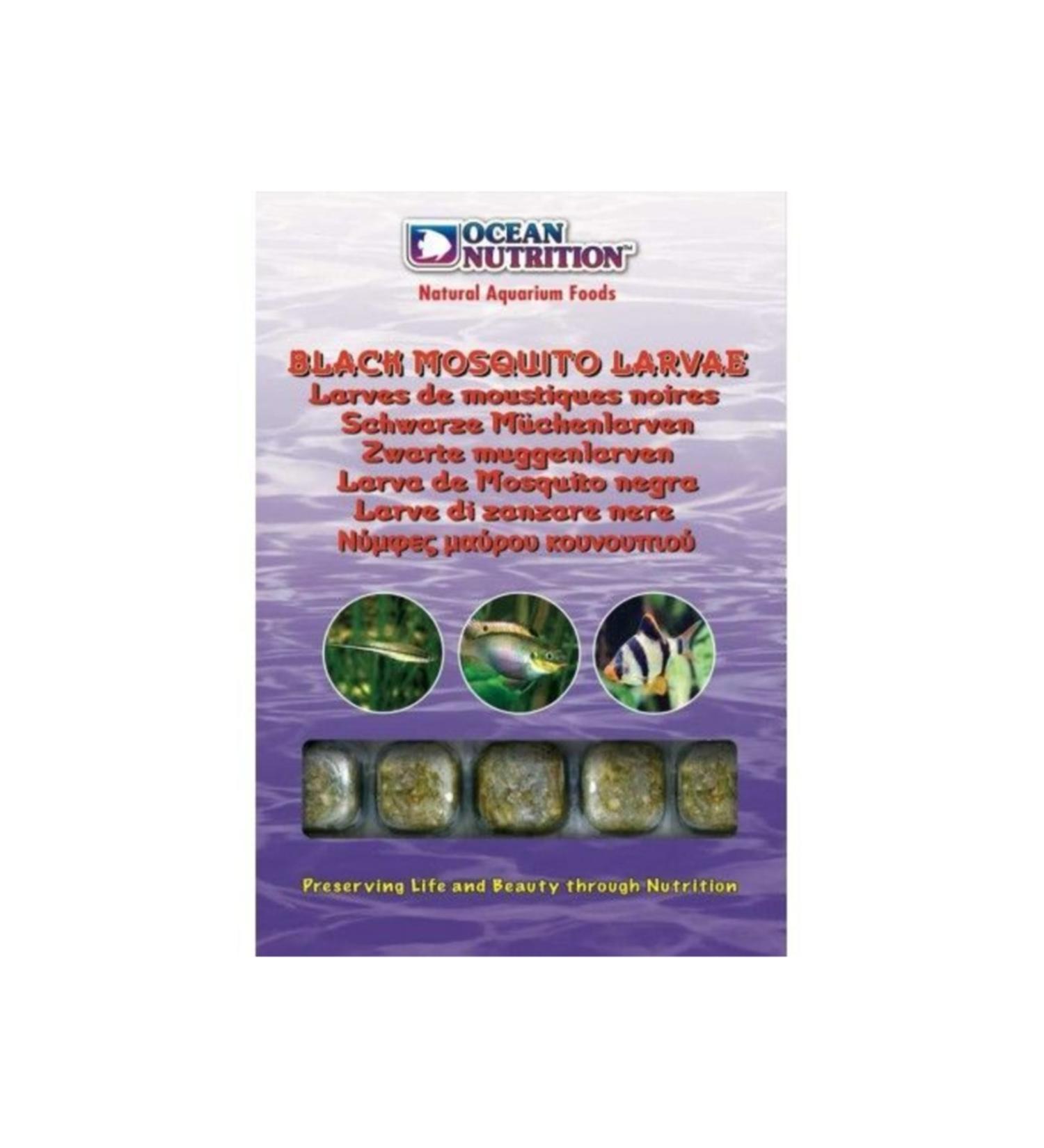 Ocean Nutrition Black Mosquite Larvae 100gr 20 Cubes