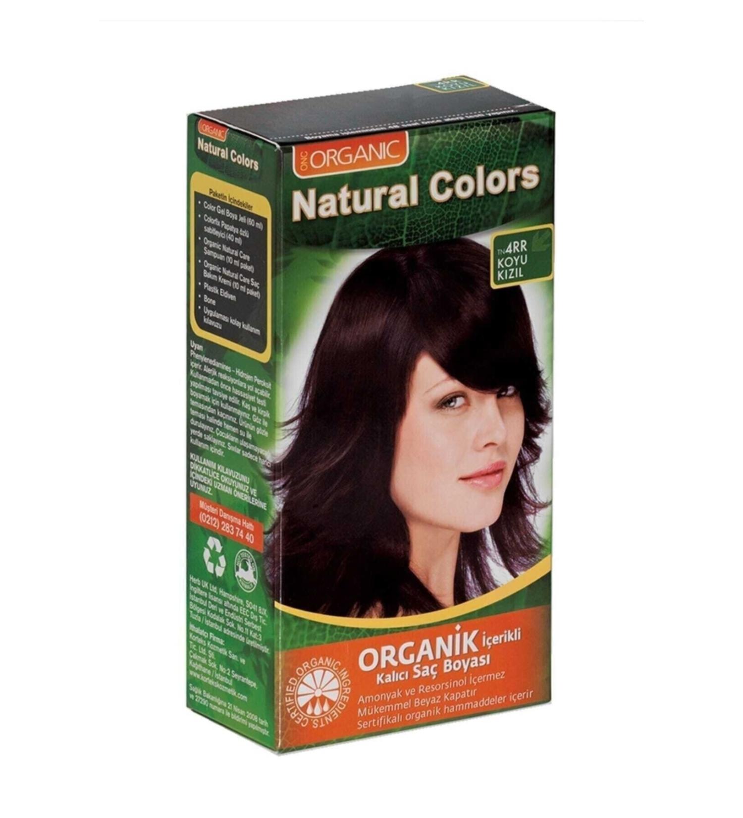 Organic Natural Colors Natural Colors 4rr Dark Red Organic Hair Dye