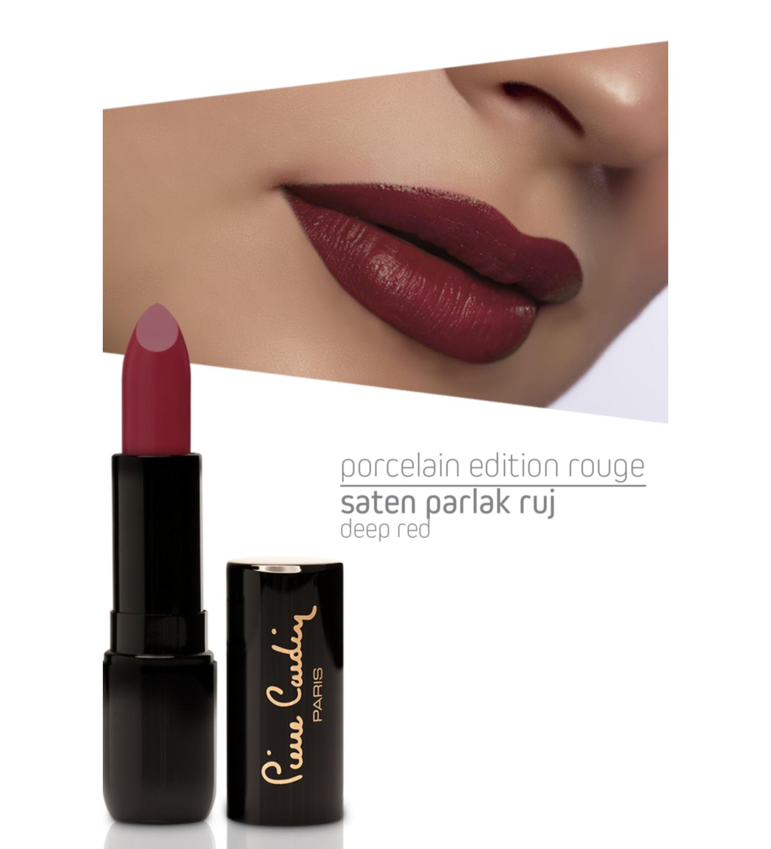 Pierre Cardin Lipstick - Porcelain Edition Lipstick Deep Red 238 8680570487047 - Buy Online on GoSupps.com