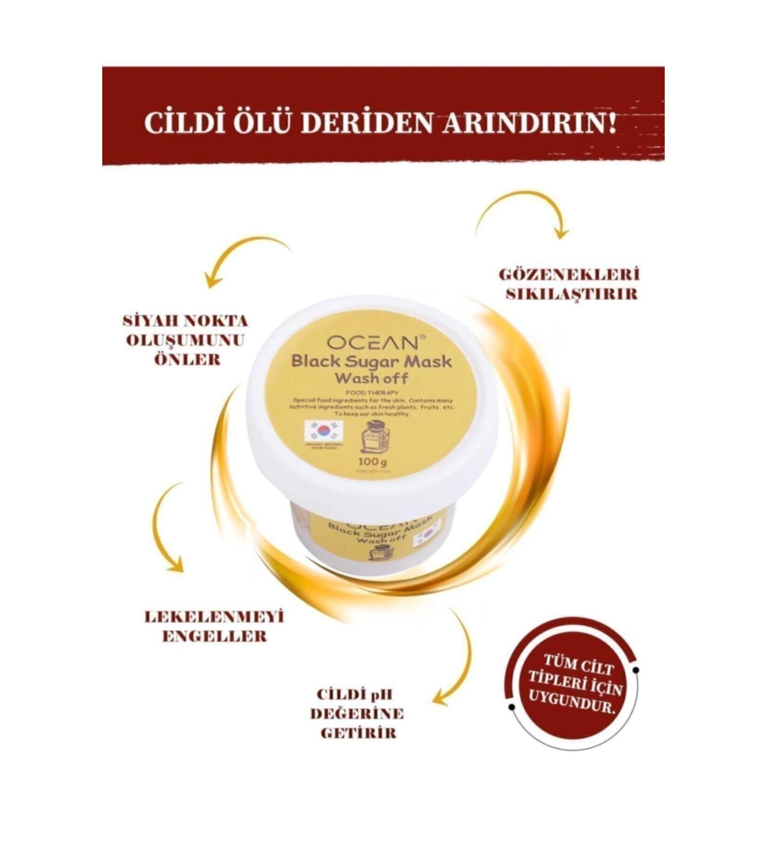 Ocean Black Sugar Mask Wash Off Soft Scrub Softscrub2 - Buy Online on GoSupps.com