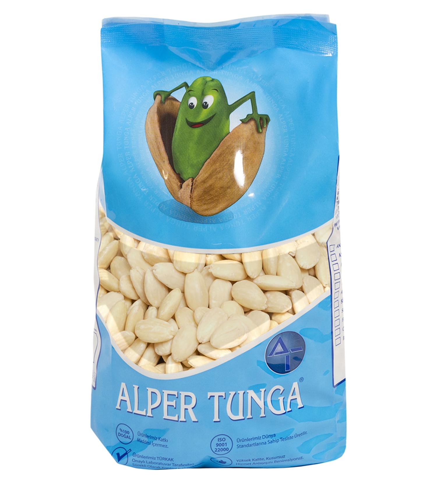 Alper Tunga Almonds Skinless Peeled 500 Gr