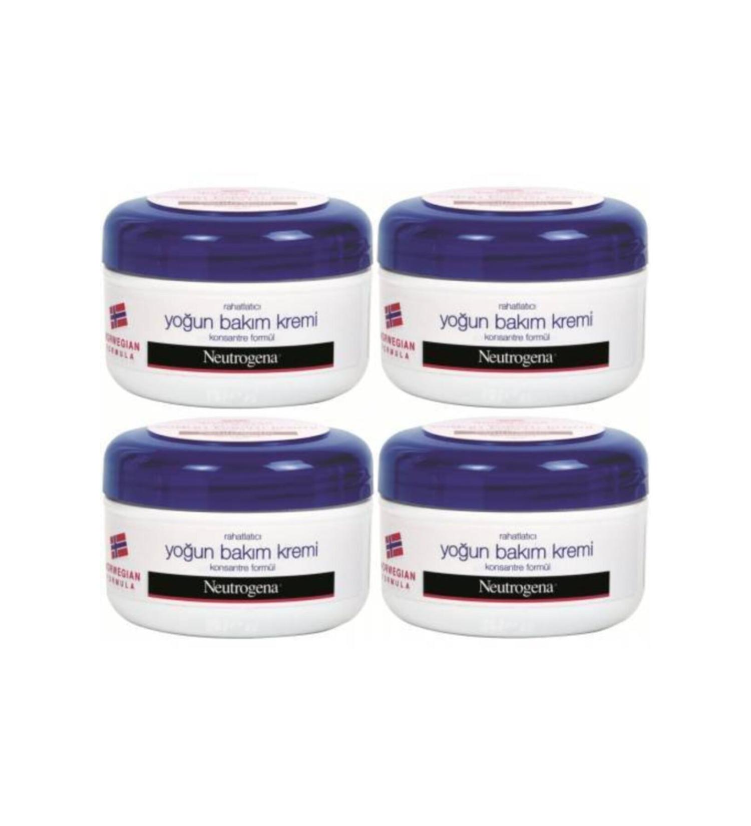 Neutrogena Norway Hand Face Intensive Care Cream 200 ml X 4 Pieces