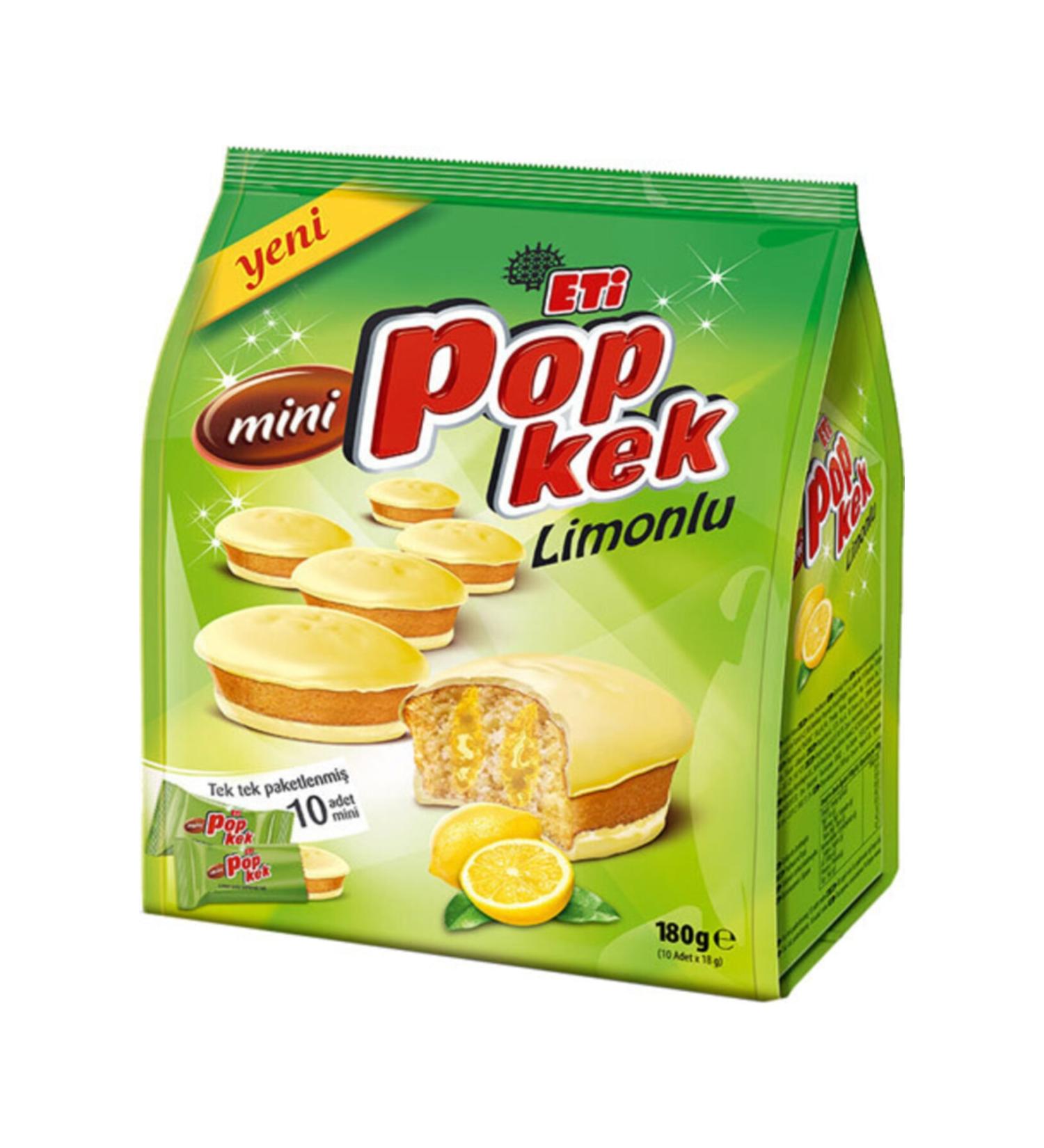 Eti Popkek Mini 10 Pieces Lemon 10 Pack