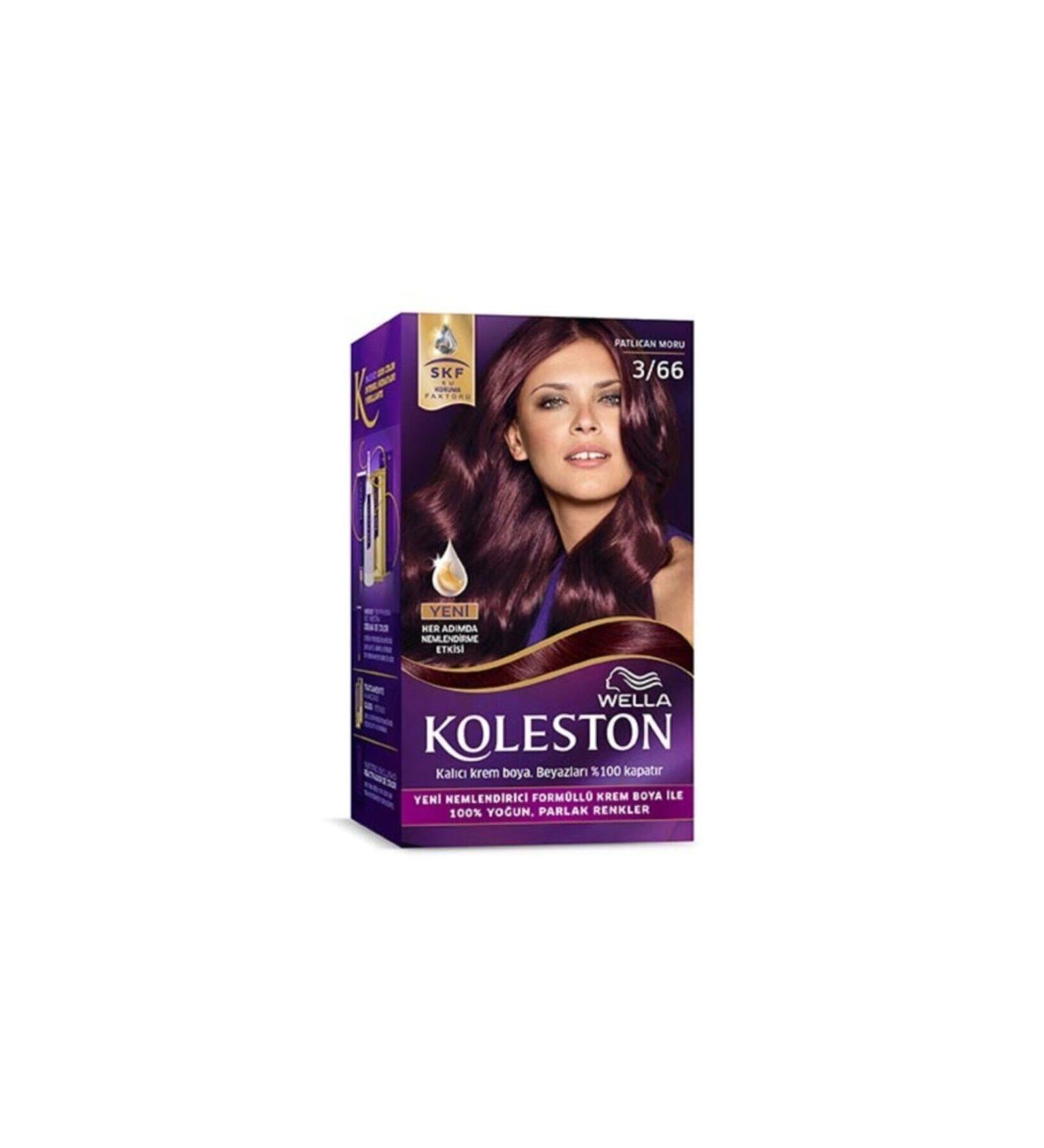 Wella Kit Hair Dye 3/66 Eggplant Purple Eggplant Purple 07270-R55