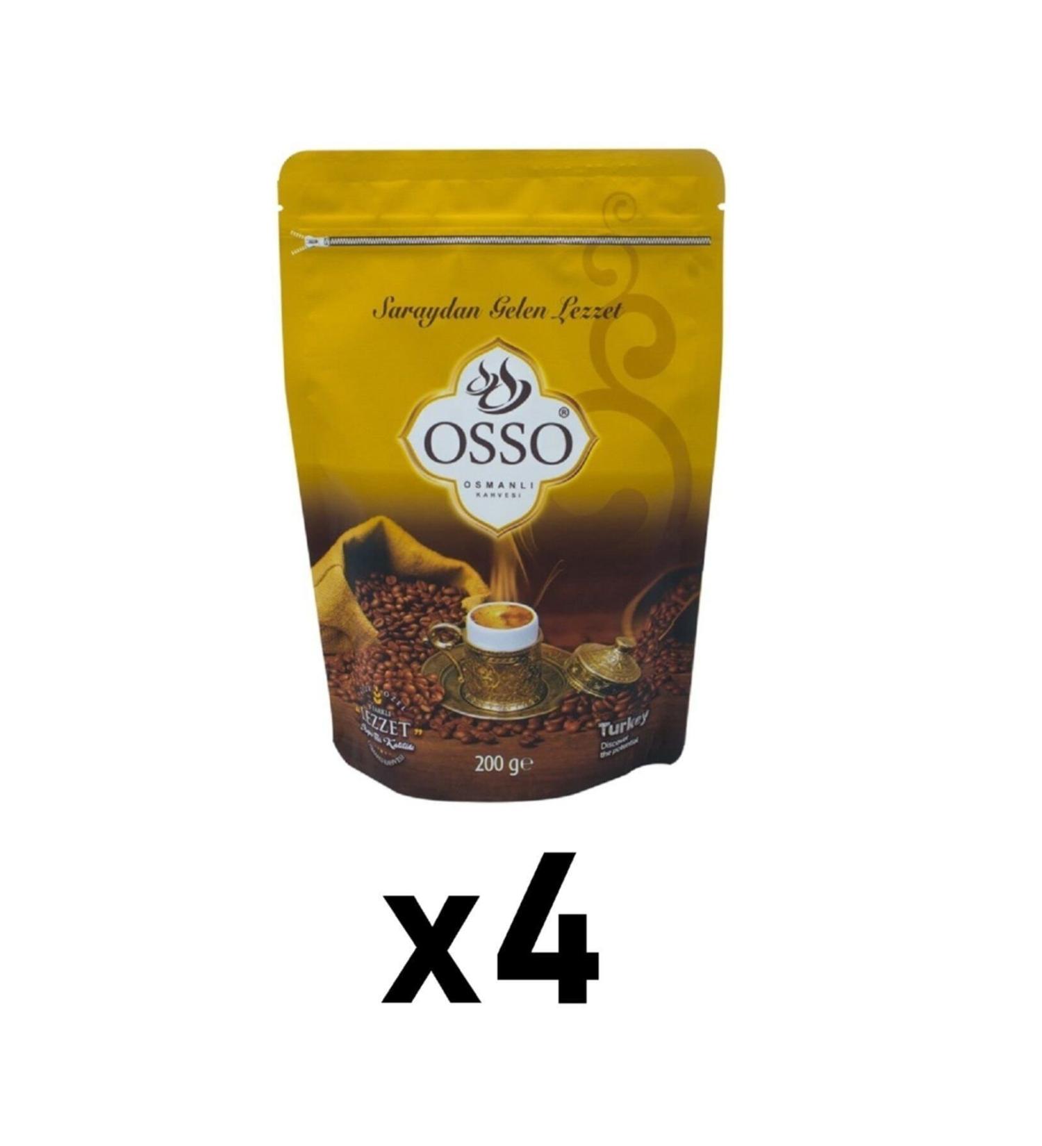 Osso Ottoman Coffee 8 Mixed Set of 4 200 Gr