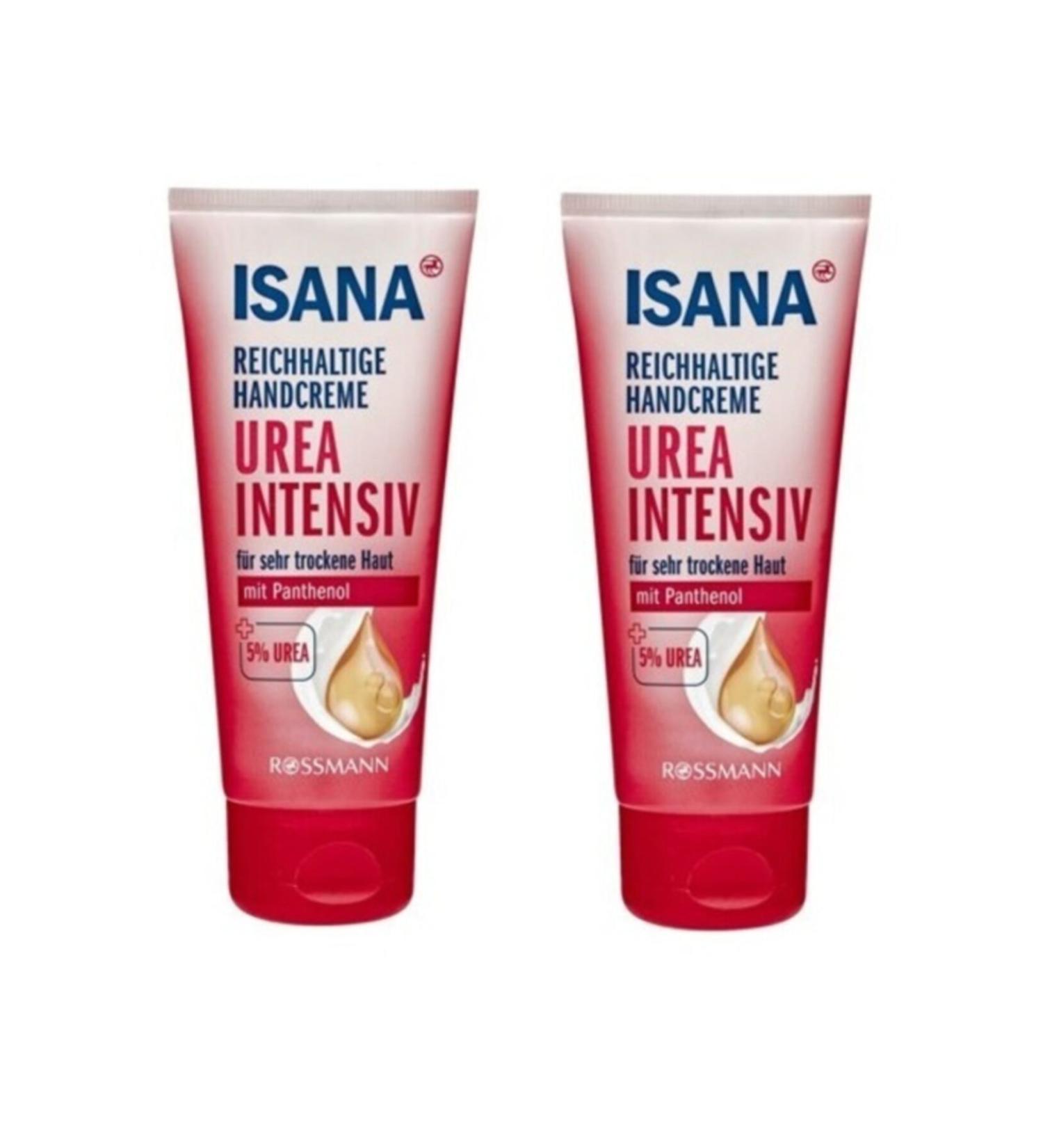 ISANA Hand Cream Very Dry Skin 5% Urea 100 ml X 2 Pieces -