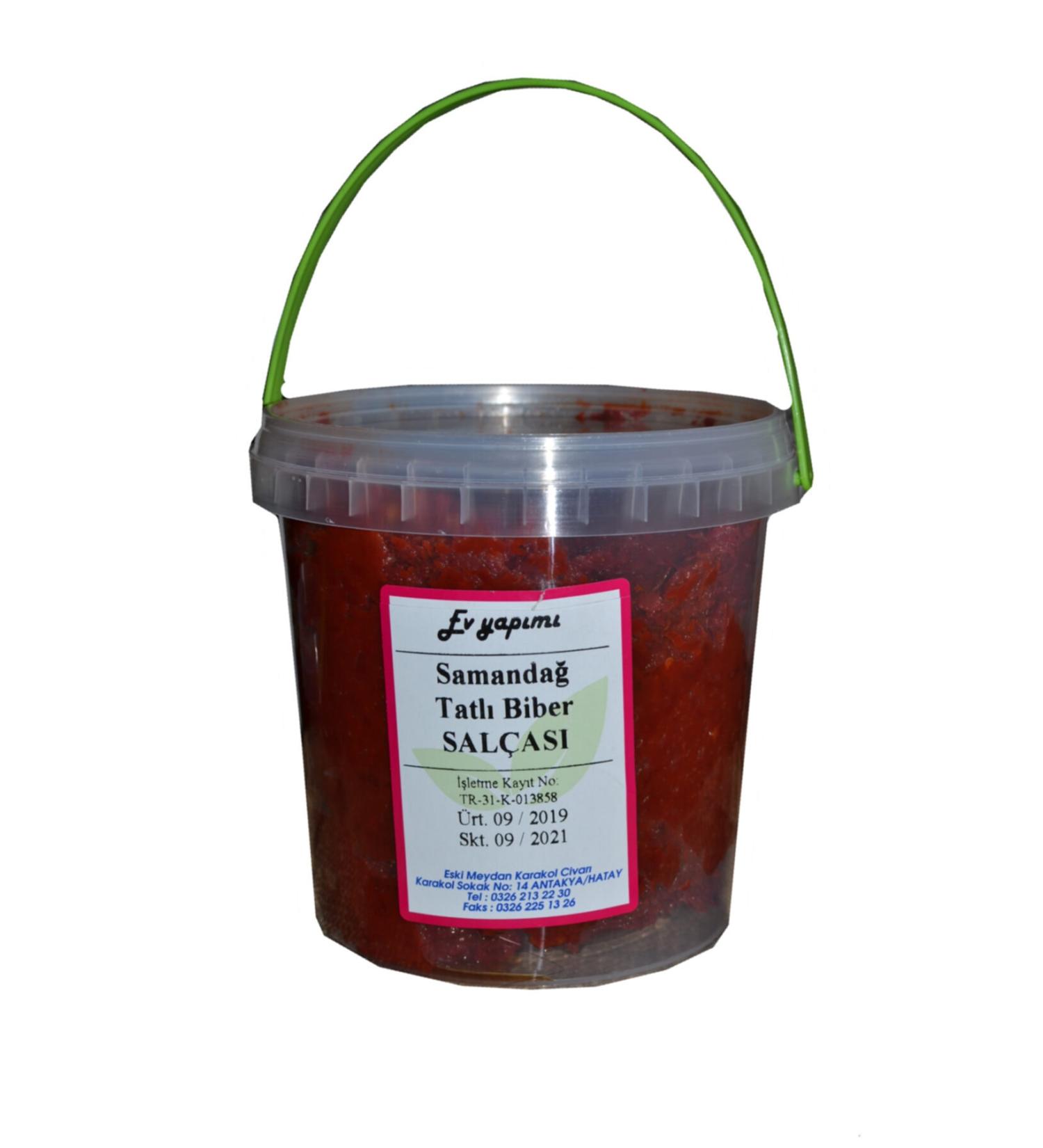 MAYA NATURAL PRODUCTS Homemade Samanda Sweet Pepper Paste 1000gr