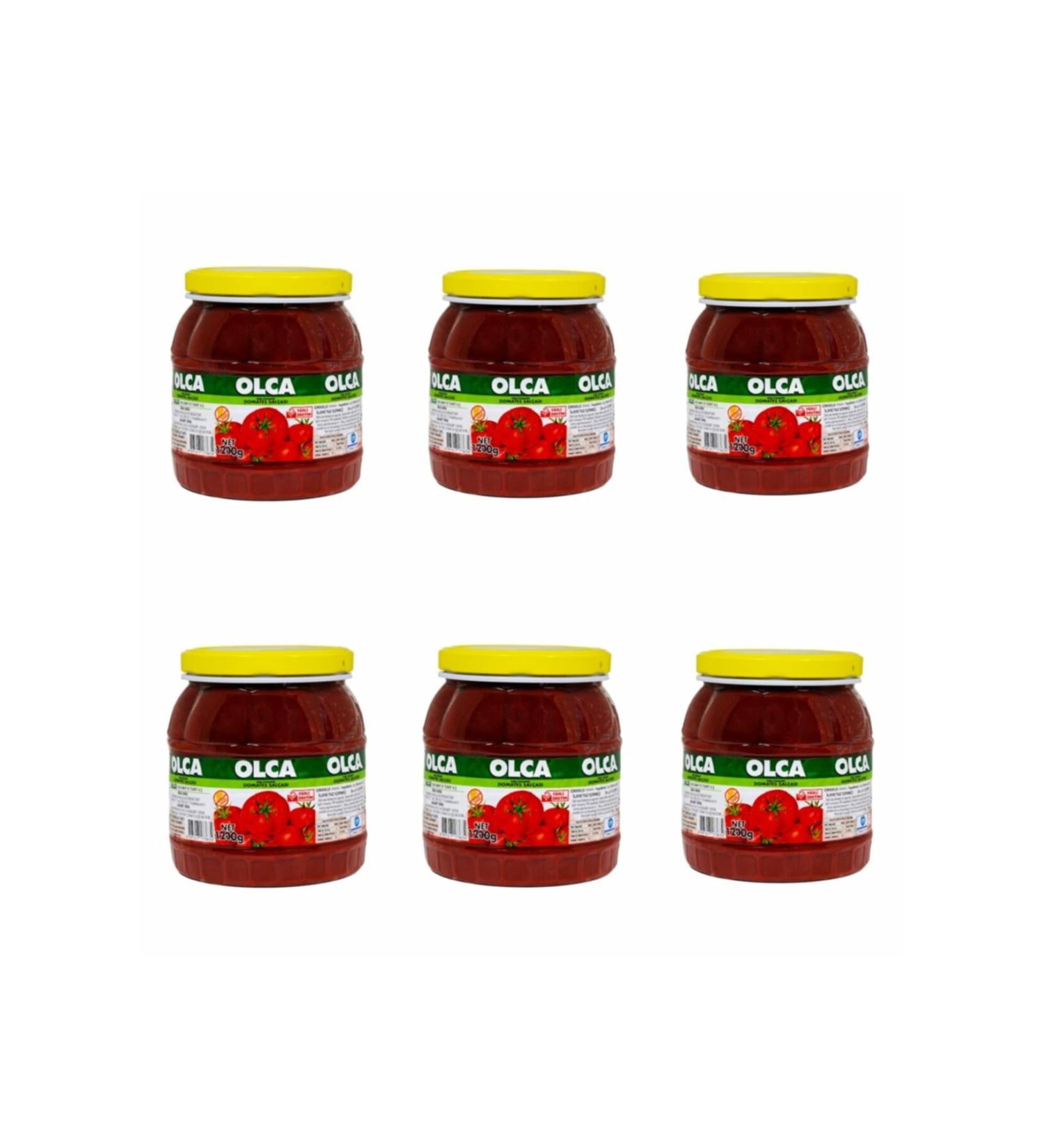 Olca Home Type Low Salt Tomato Paste 1200 gr x 6 Pieces