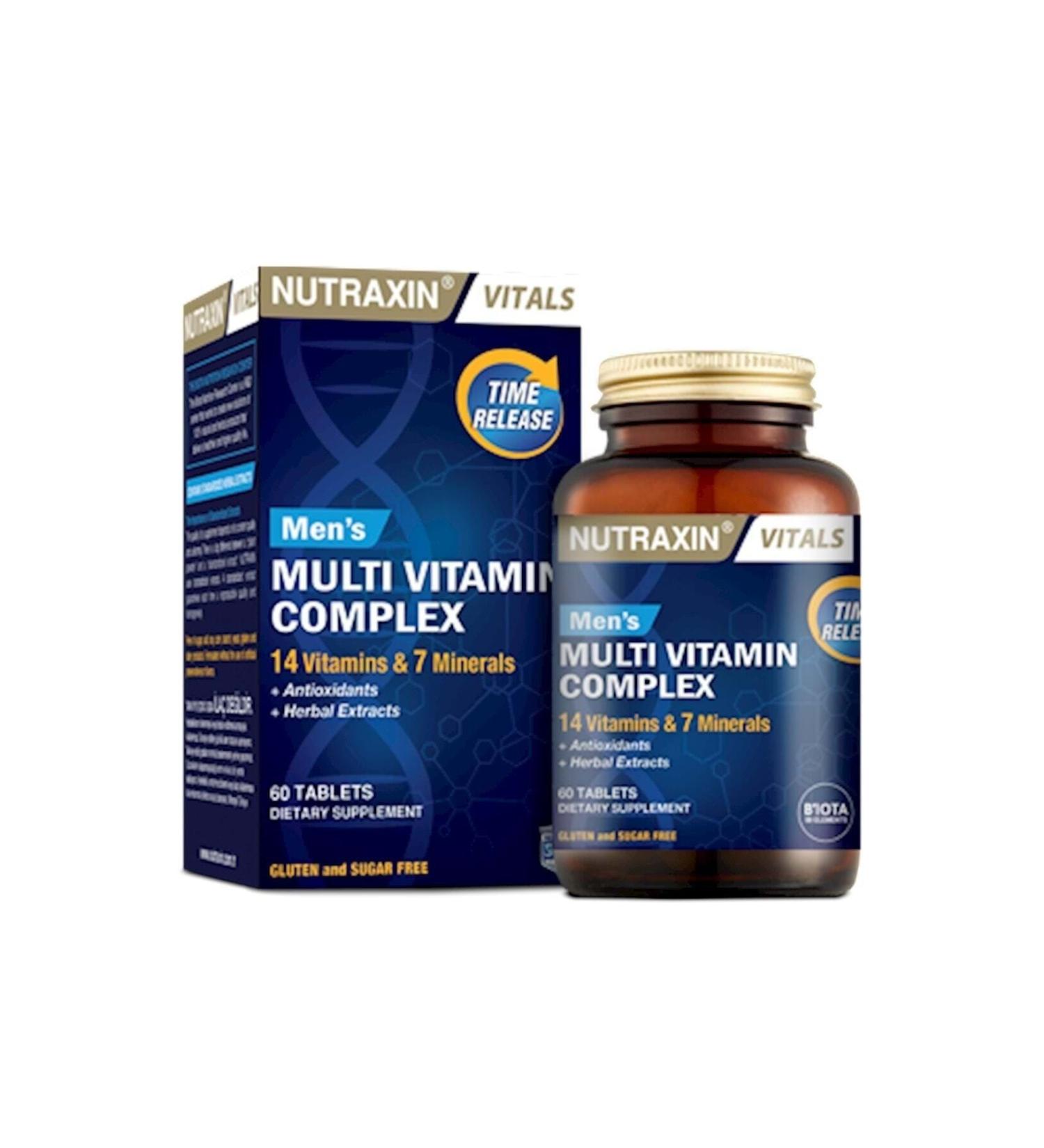 Nutraxin Men's Multi Vitamin Complex 60 Tablets