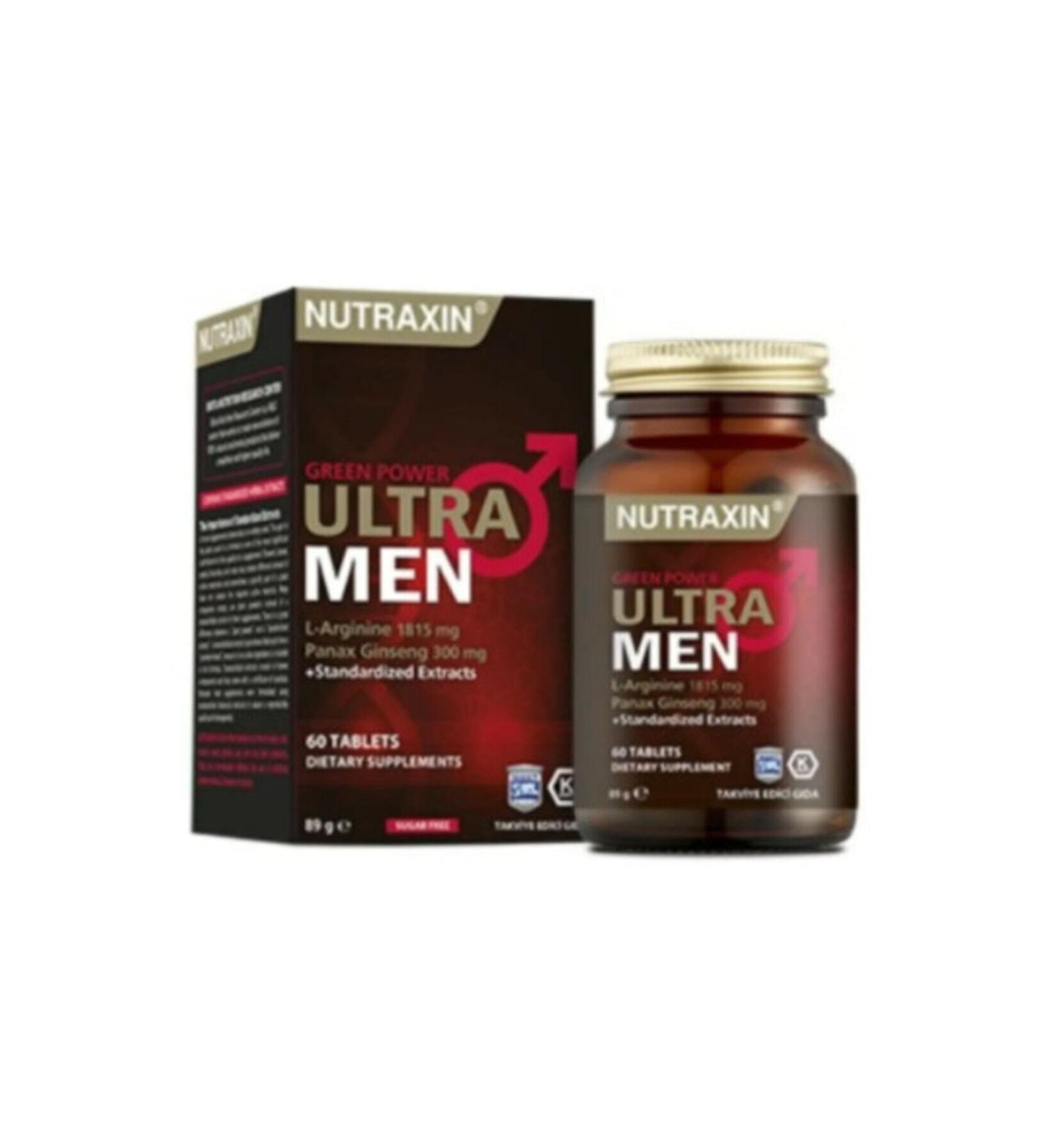 Nutraxin Ultra Men 60 Tablets / Preservative-Free Ultra Men 60 Tablets