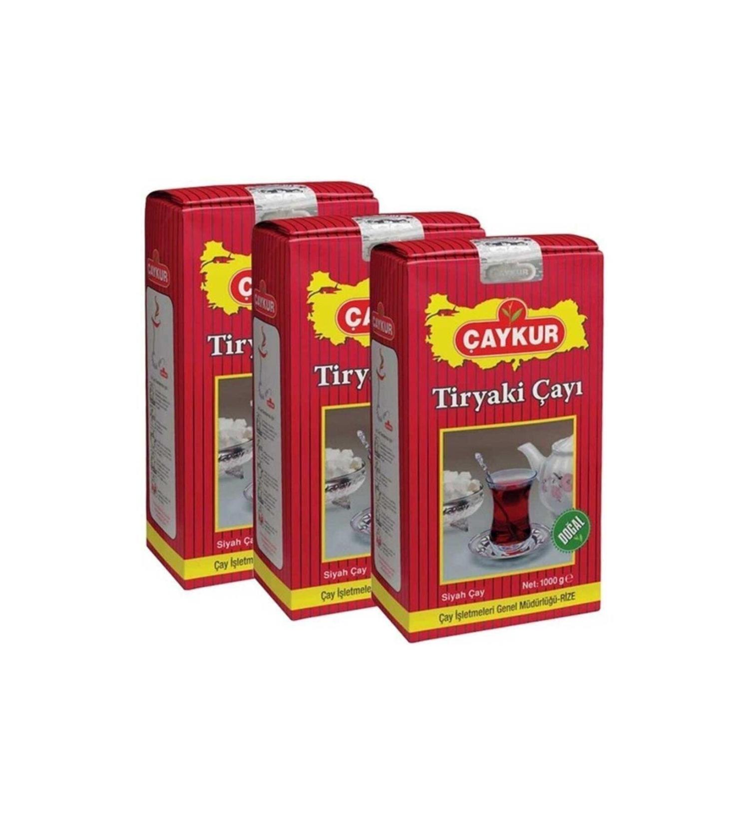 aykur 1000 Gr Tiryaki Tea*3 Packs
