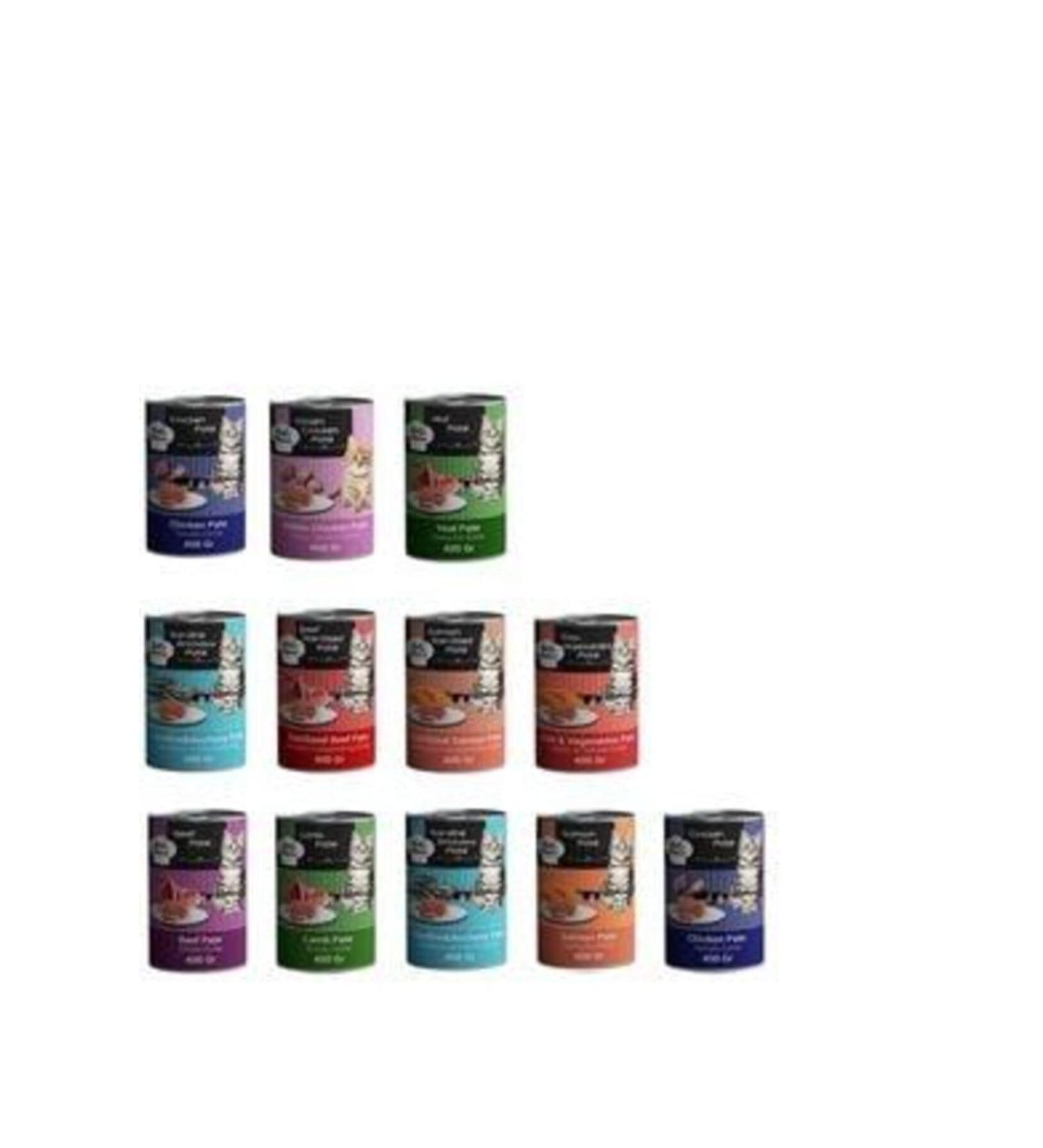 Chefs Choice Canned Cat Paste Mix 400 12 Pieces