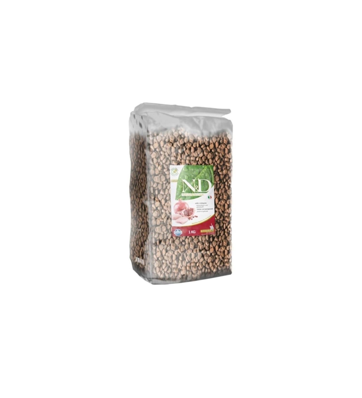 N & D Low Grain Chicken and Pomegranate Sterilized Cat Food 1.5 kg