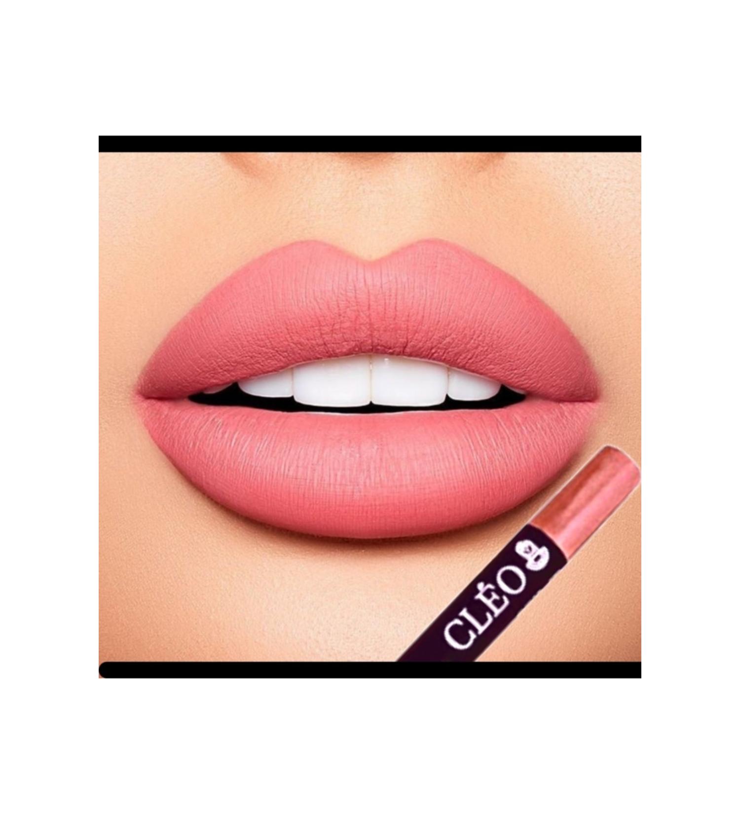 Cleo Cosmetics 24 Hour Waterproof Matte Lipstick Crayon - Pink-