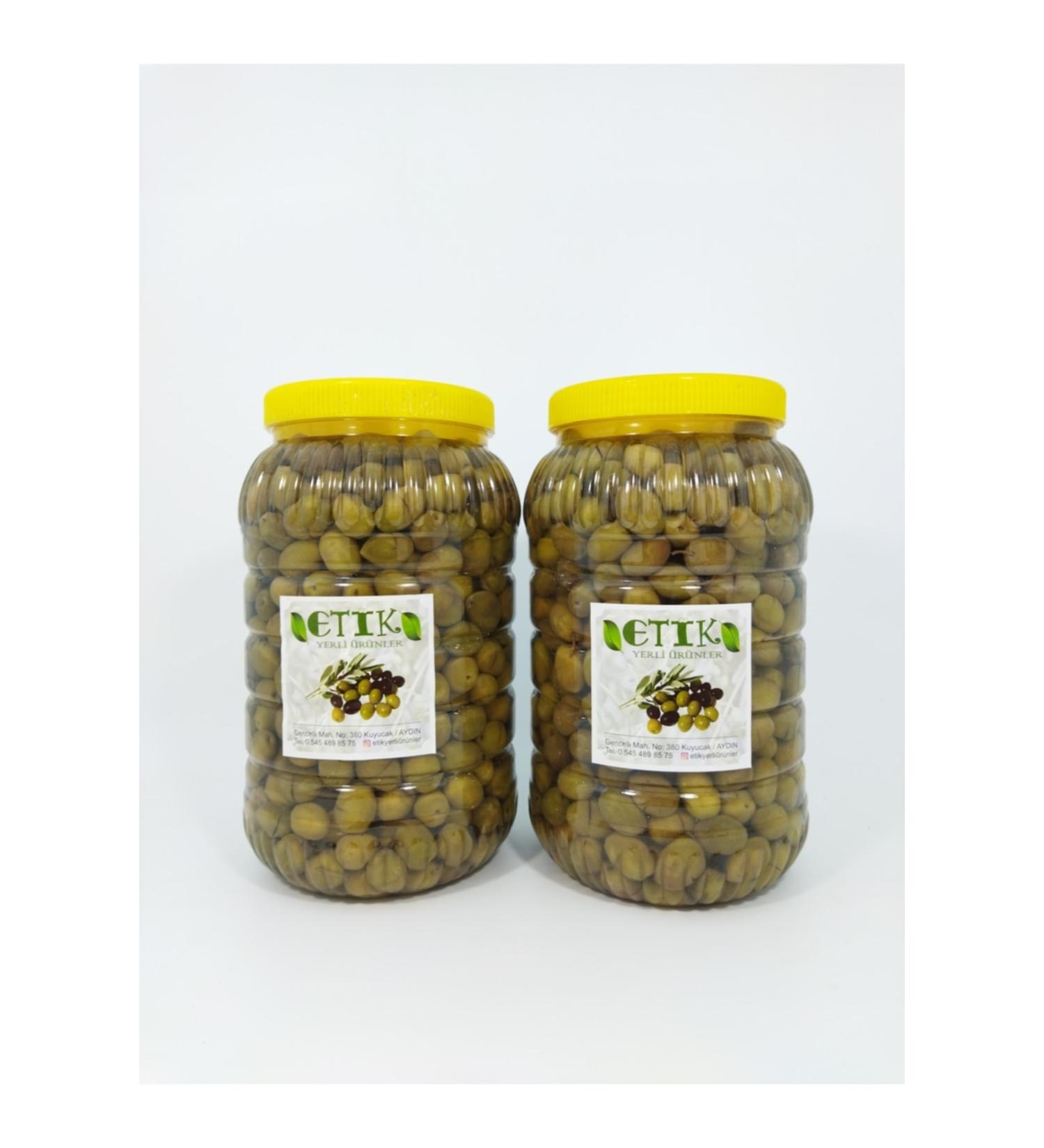 Ethical Local Products Gemlik Type Small Size Cracked Sweet Olives 2 Pack 3 Kg 3 Kg