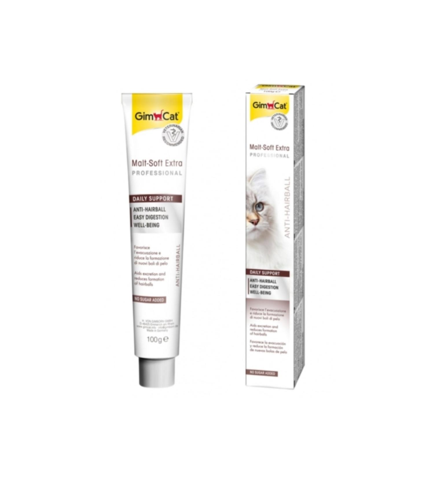 Gimcat Malt-soft-extra Hairball Control Cat Paste 100 Gr