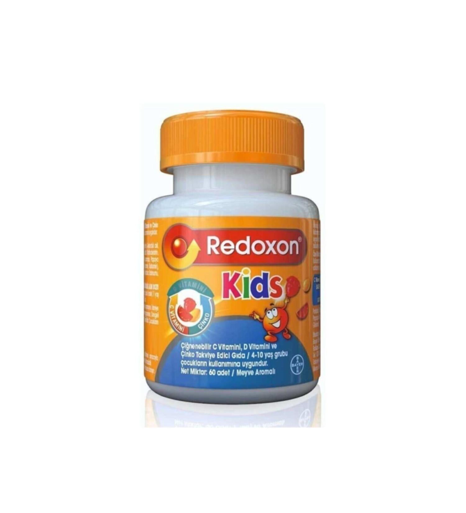 Redoxon Kids 60 Chewable Tablets Containing Vitamin C Vitamin D and Zinc
