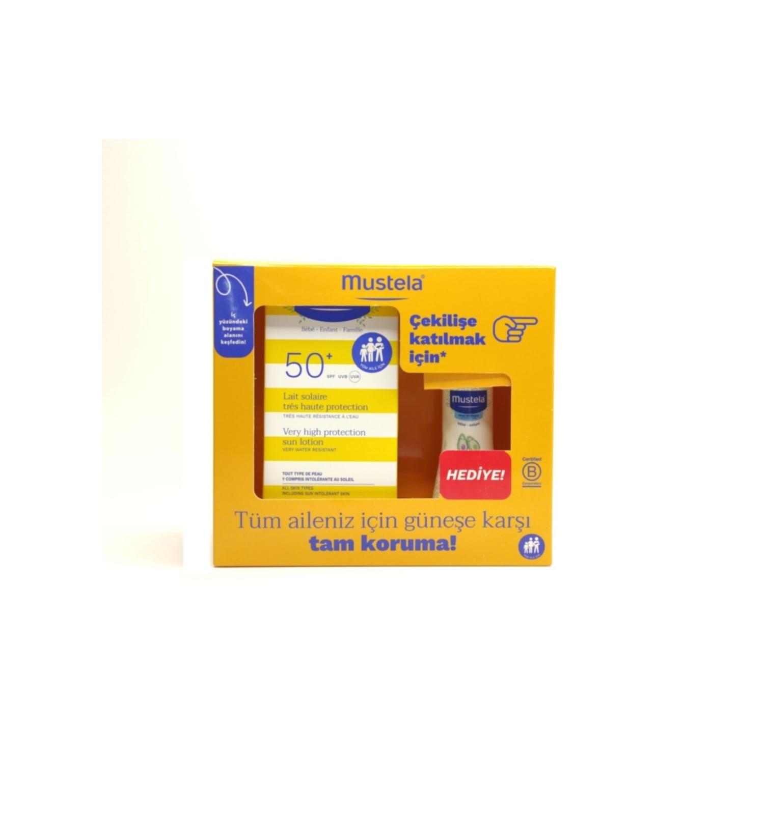 Mustela Sun Lotion Spf50 100 ml | Hydra Baby + Dermo Cleansing 50 Ml