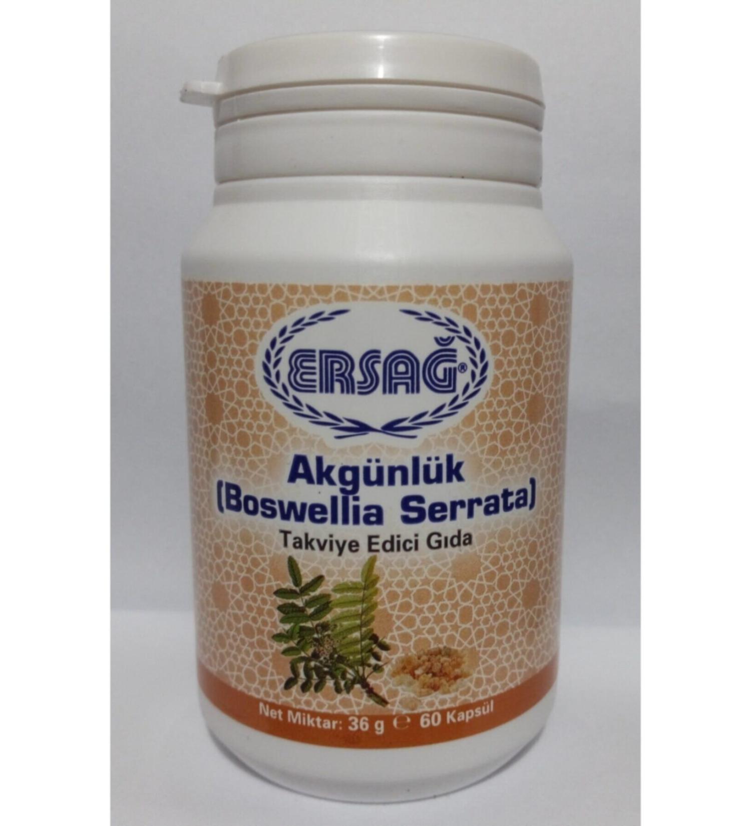 Ersa Akg nl k Food Supplement Boswellia Serrata - Buy Online on GoSupps.com