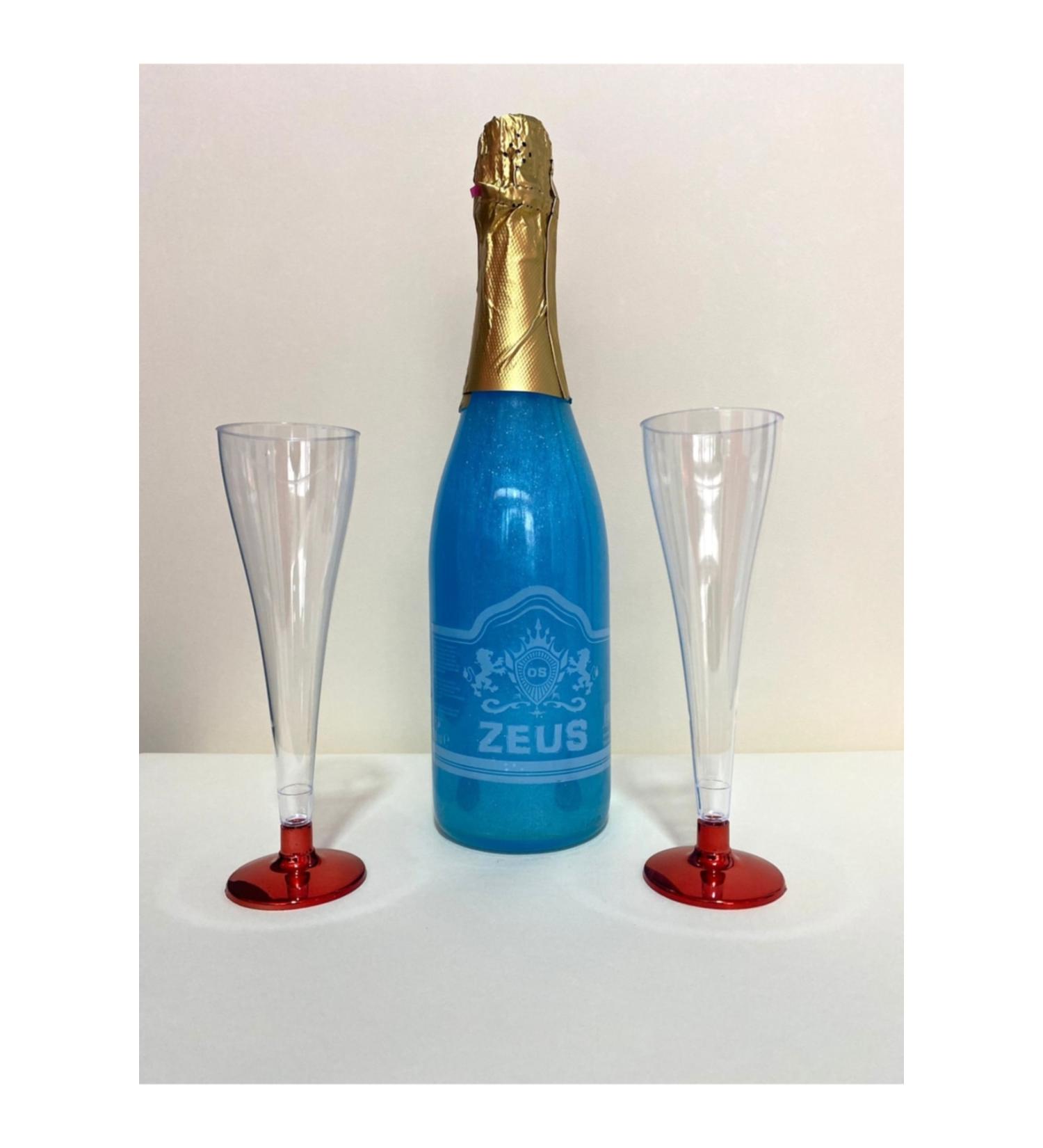 OS ZEUS Non-Alcoholic Blueberry Pineapple 2 Glasses