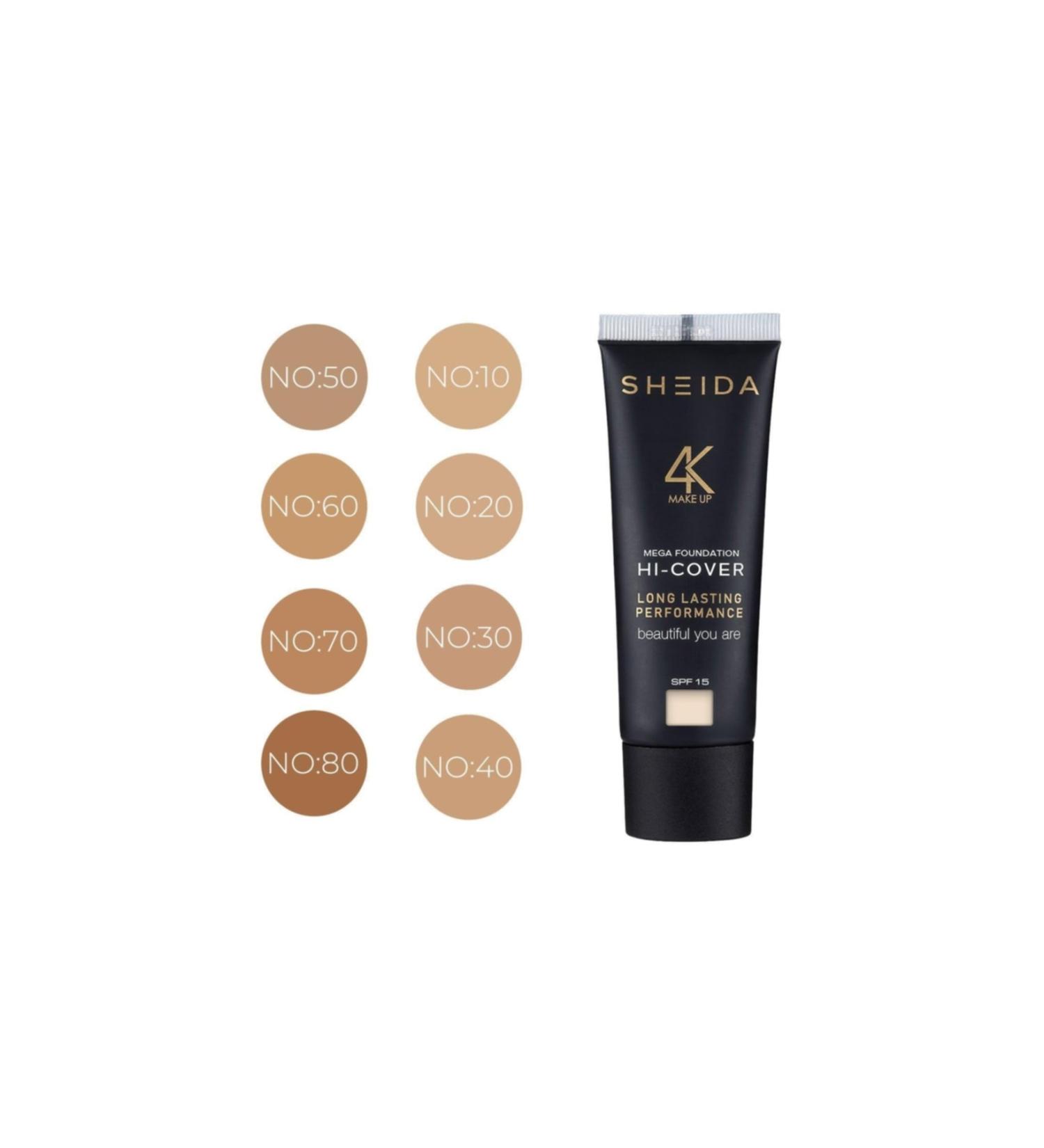 Sheida Make Over Cream Foundation No:40 Spf 15+ 50ml