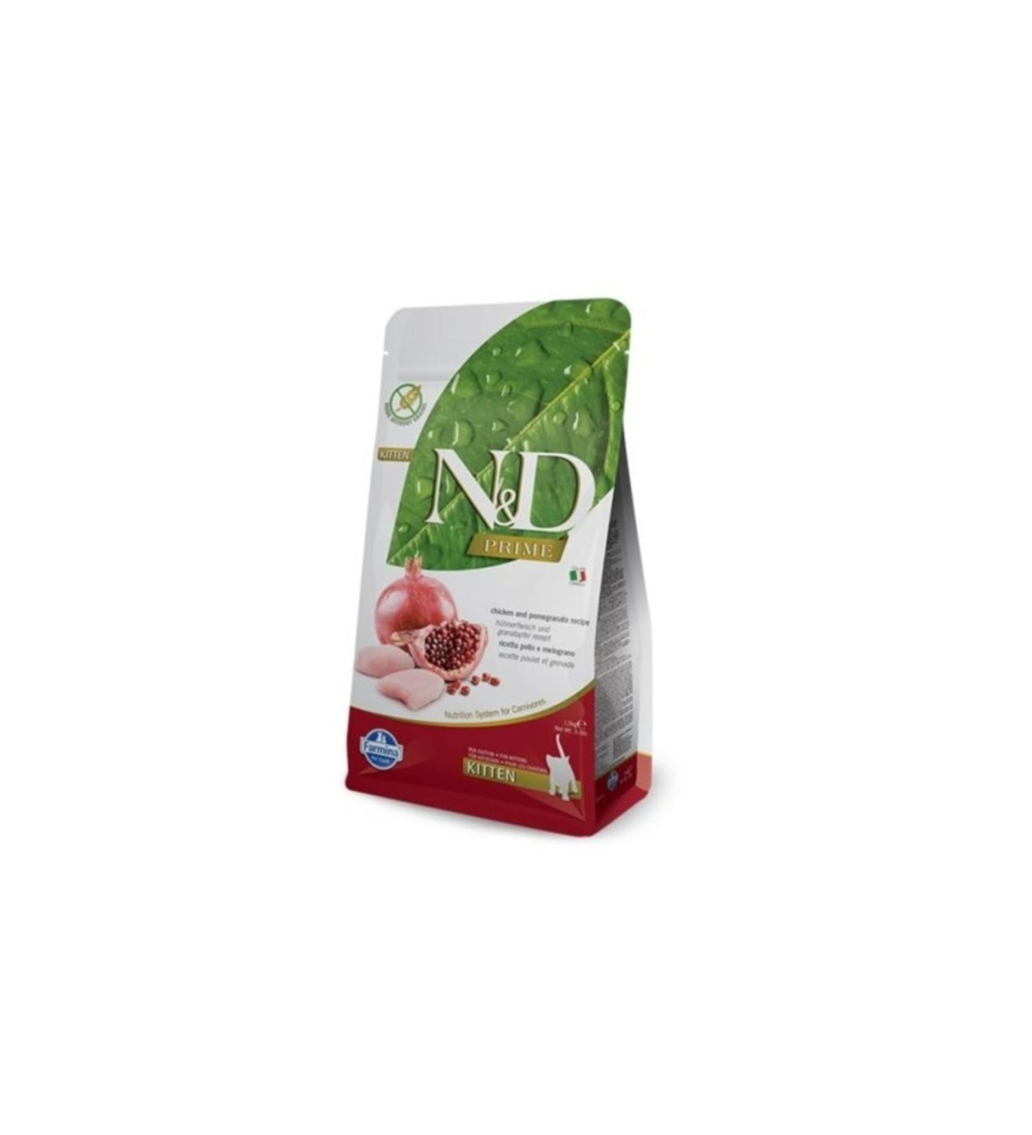 & D Prime Chicken and Pomegranate Kitten Food 1.5 Kg