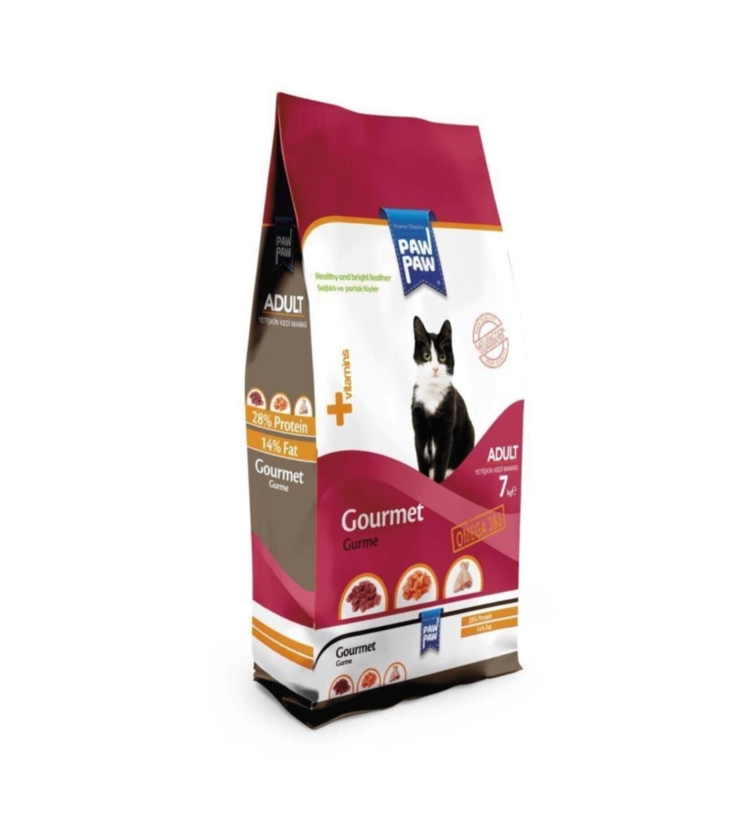 Paw Paw Gourmet Adult Cat Food 7 kg