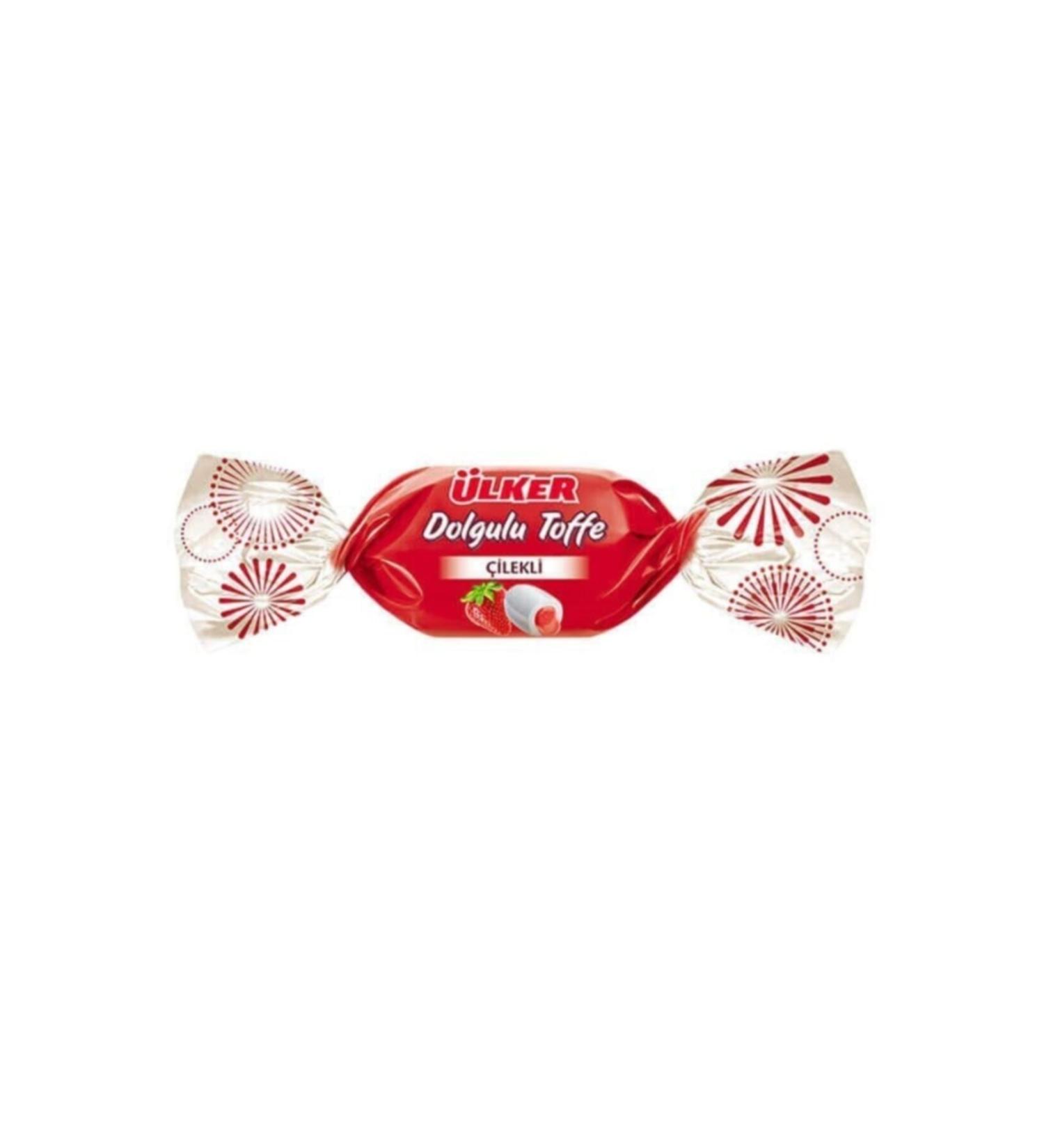 Ulker Toffe Strawberry Filled Toffe 1 Kg