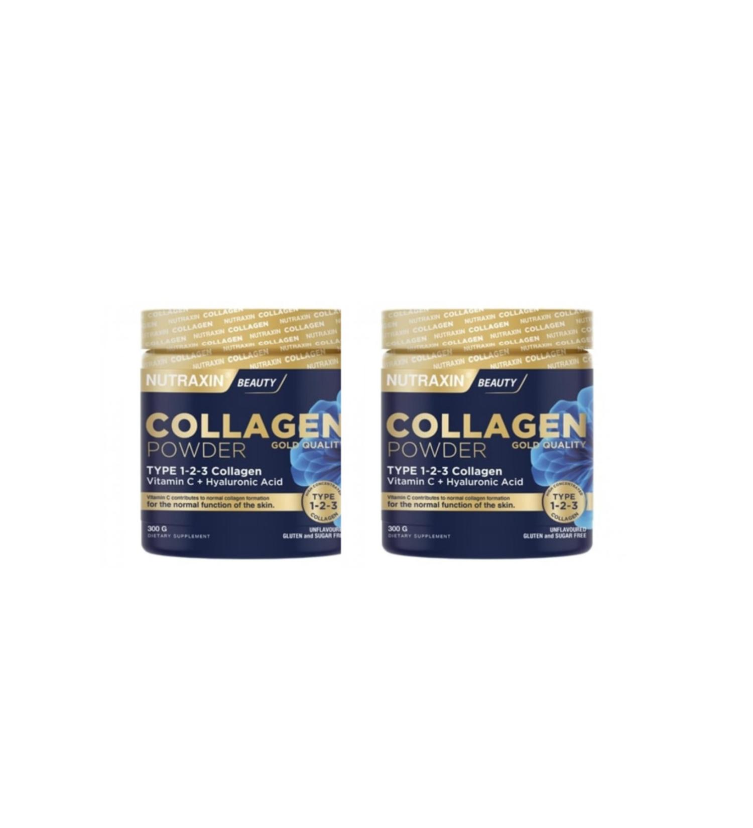 Nutraxin Collagen Powder Gold Quality 300 Gr 2 Boxes