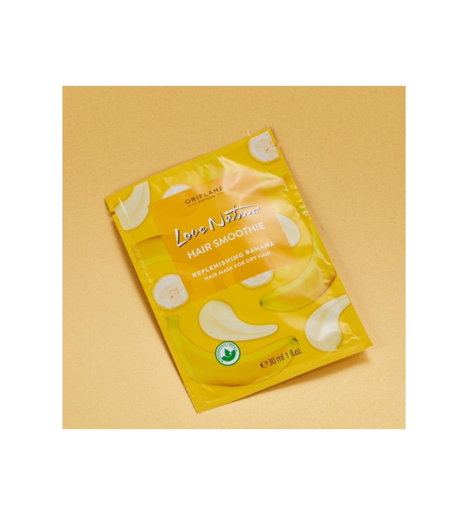 Oriflame Love Nature Smoothie Banana Extract Regenerating Hair Mask for Dry Hair